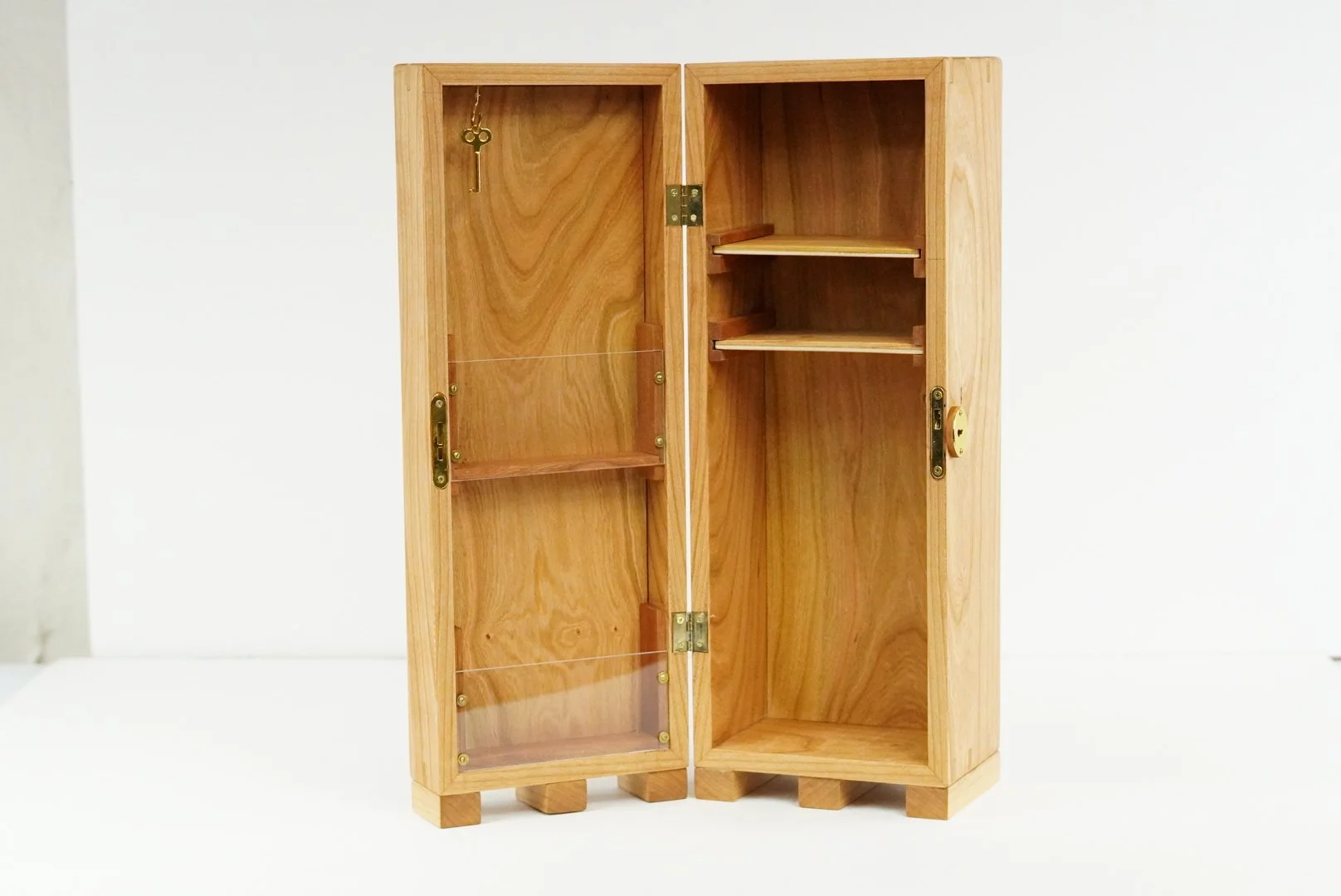 Mini Locking Whiskey & Cannabis Cabinet