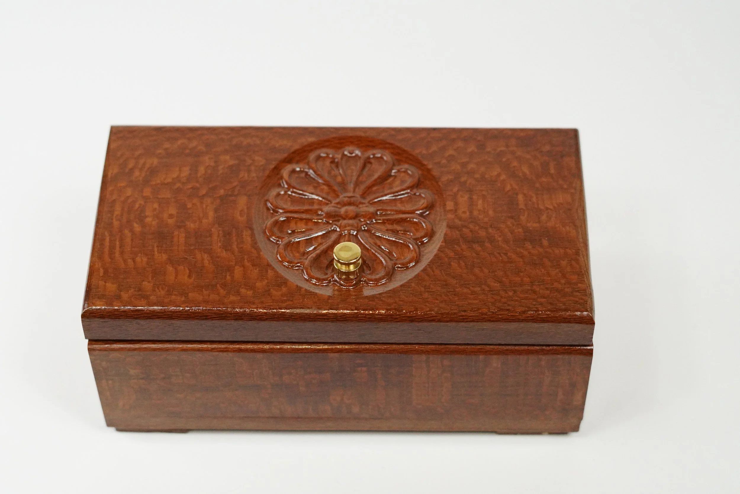 Leopardwood Lotus Keepsake Box
