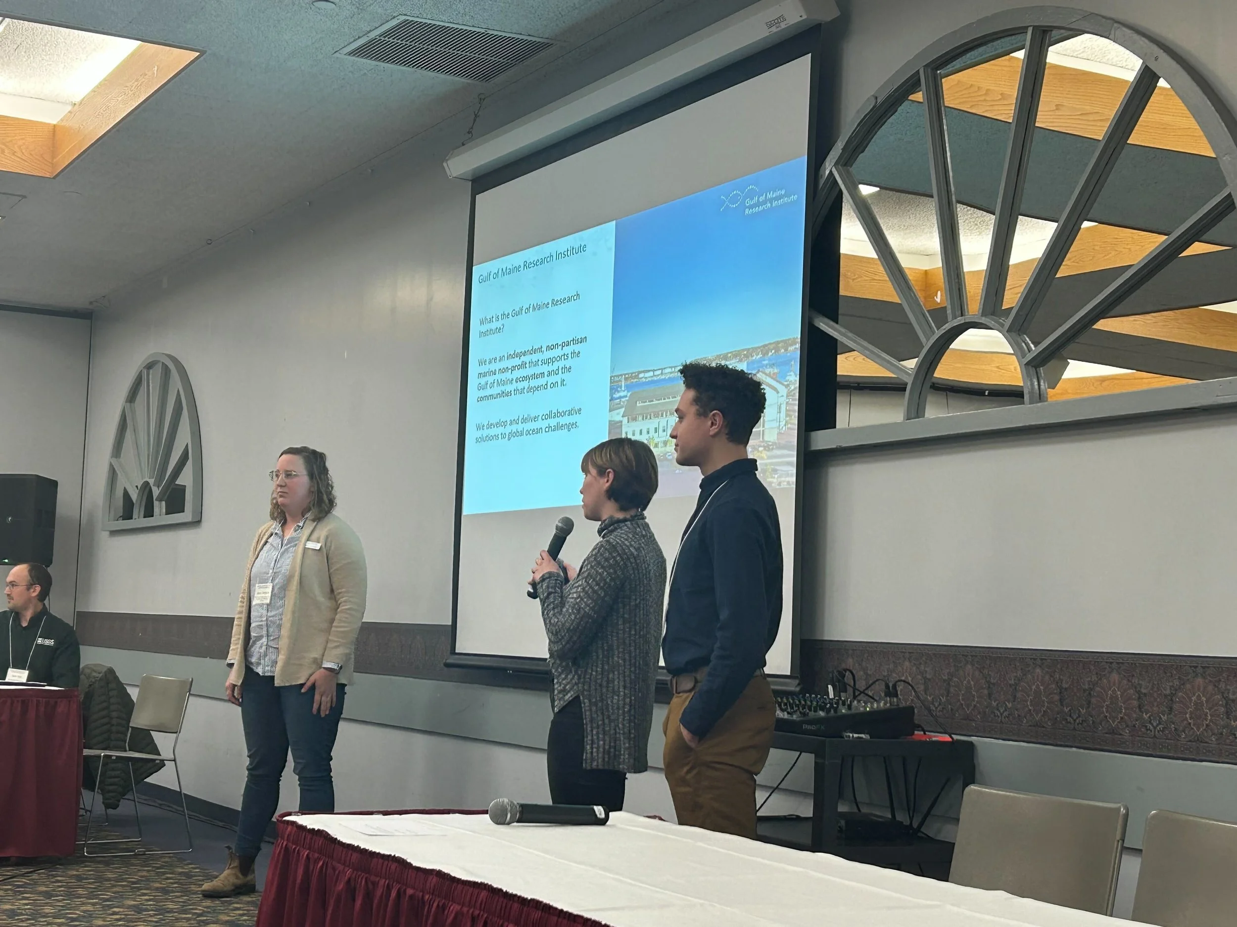 Co-presenting at the Maine Sustainability and Water Conference on water level monitoring infrastructure and community science.