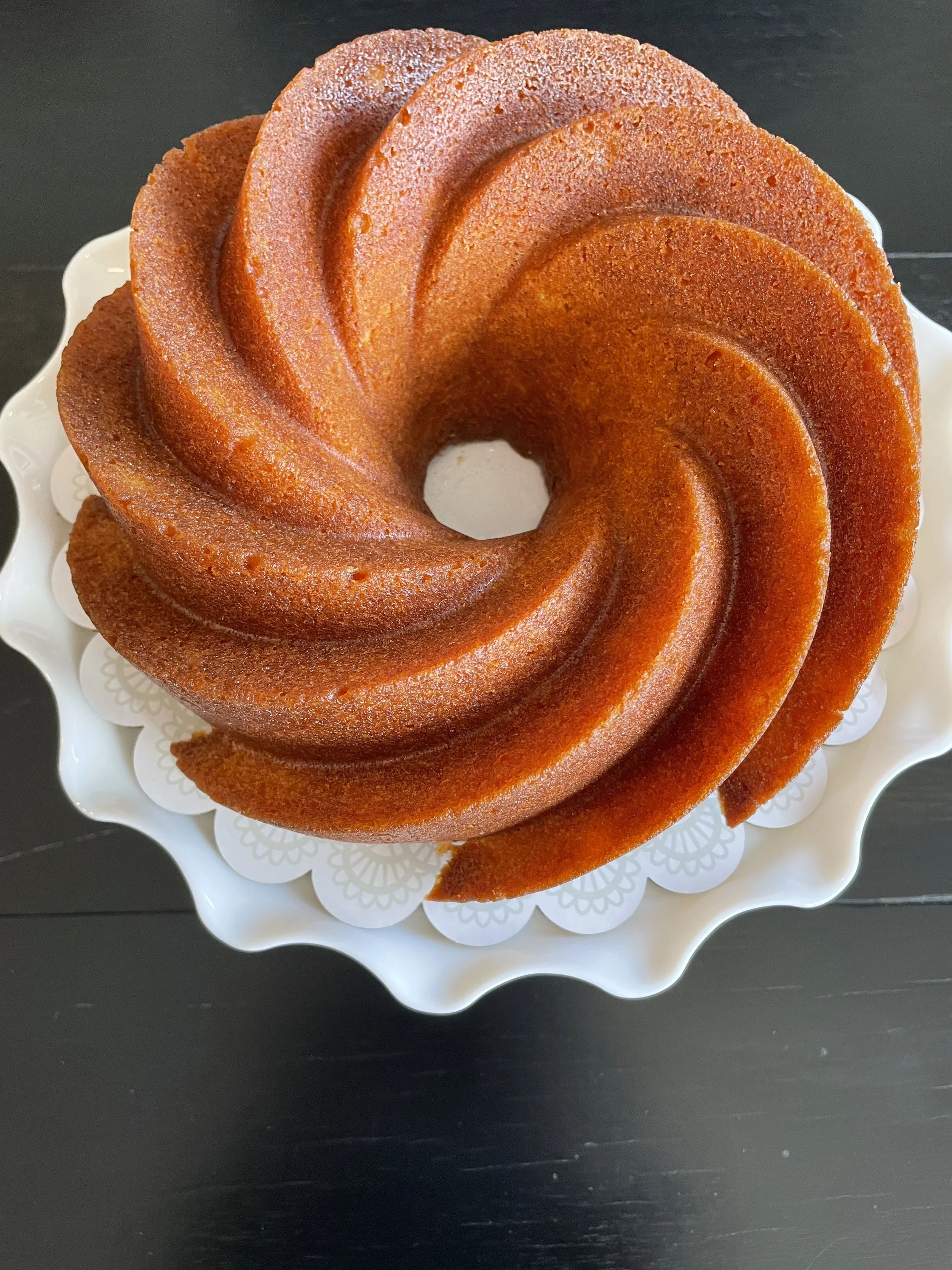Tropical Pineapple Rum Cake