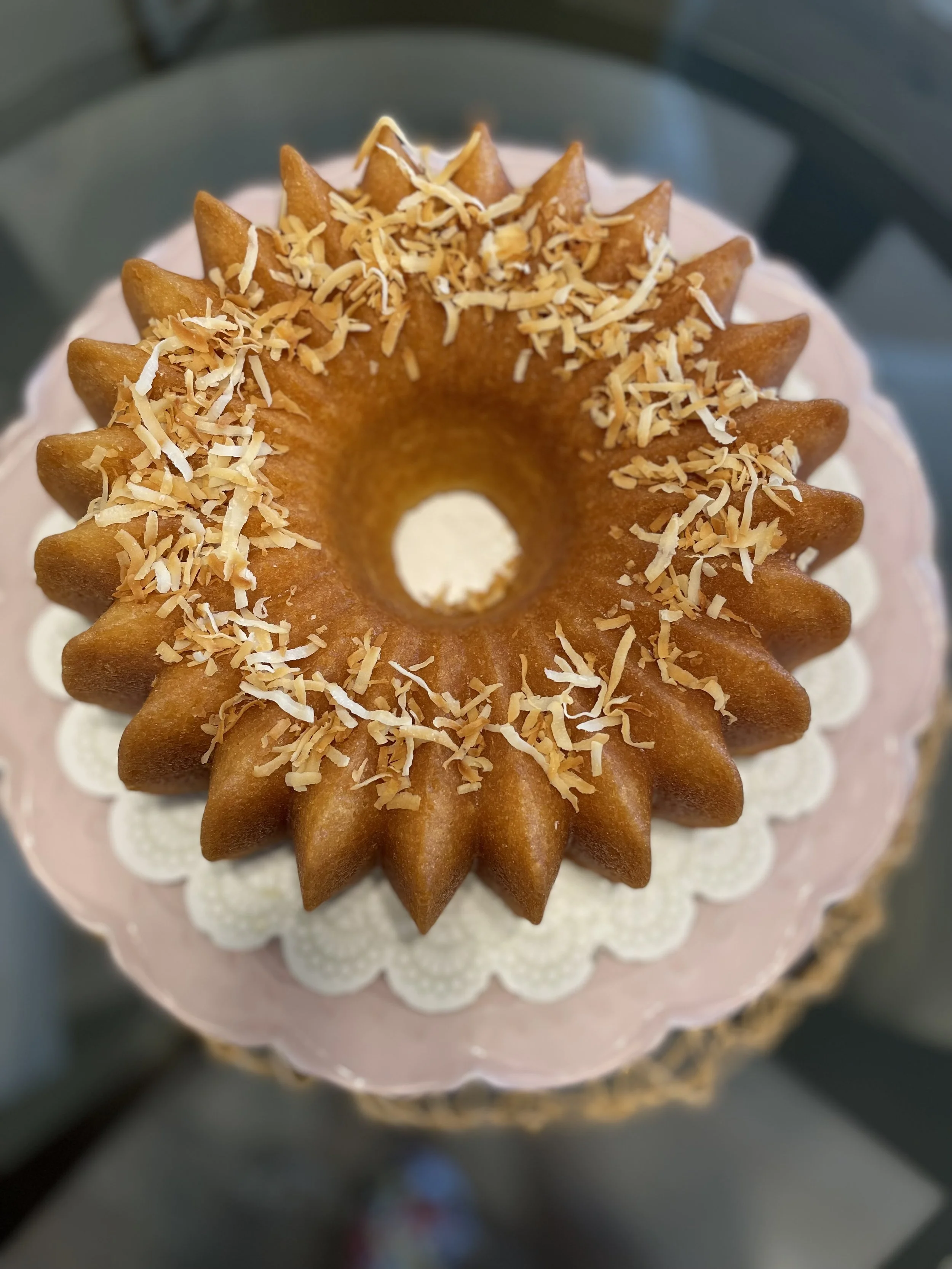 Coconut Bliss Rum Cake