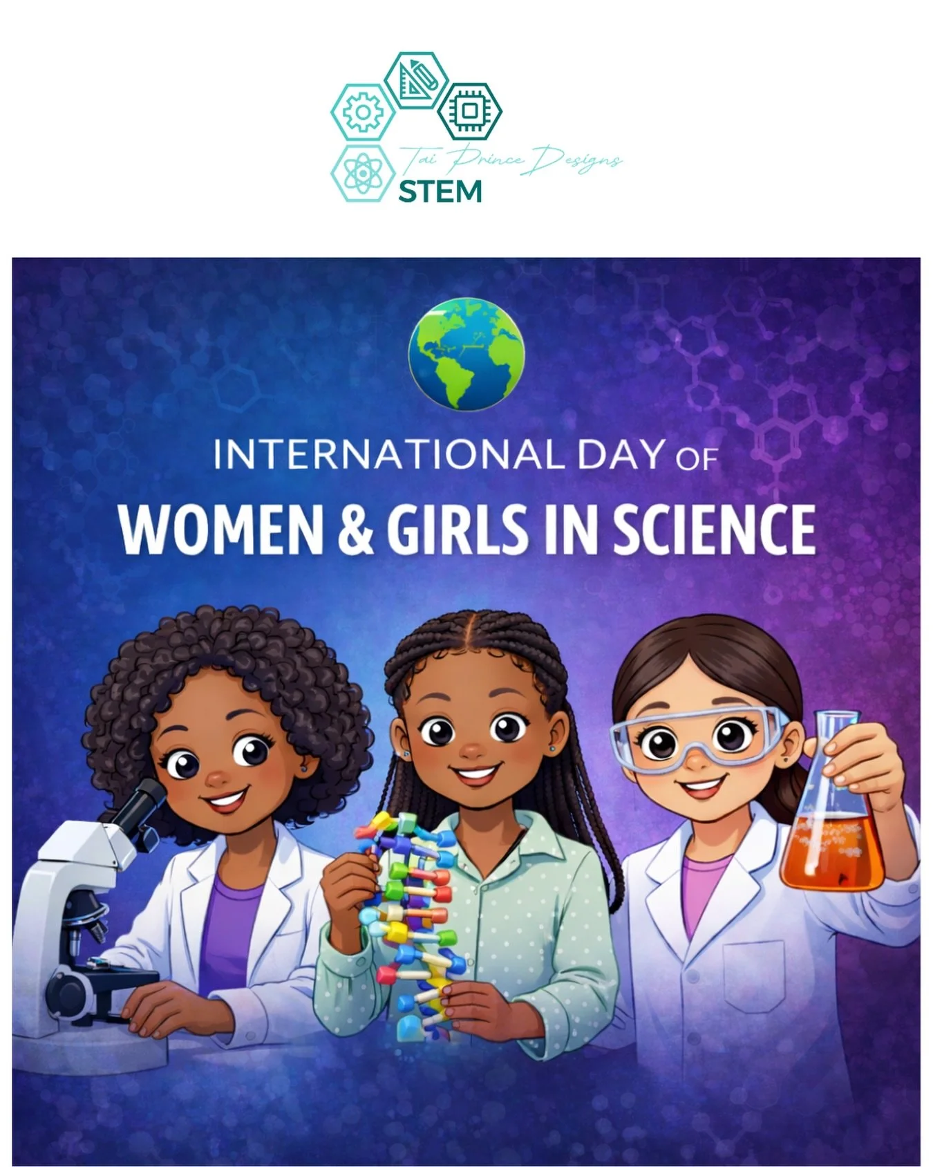 International Day of Women &amp; Girls in Science ✨🔬

Today we celebrate the brilliance, curiosity, and innovation of women and girls in science &mdash; the thinkers, builders, creators, and future leaders shaping tomorrow.

Representation matters. 