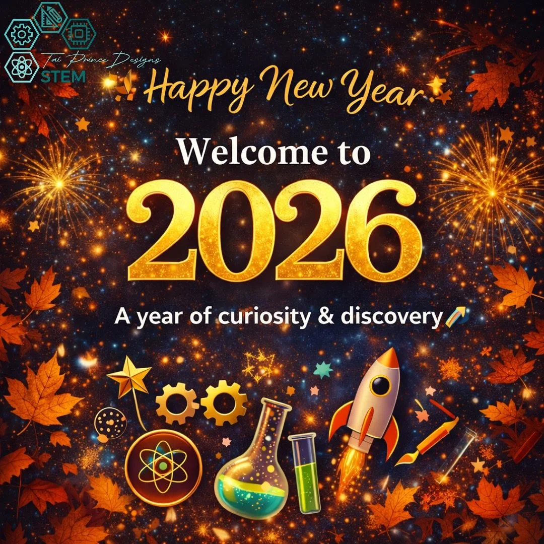 🎆 Happy New Year! 🎆
Welcome to 2026&mdash;a year full of curiosity, creativity, and bold ideas.

This year, we&rsquo;re continuing to inspire minds through hands-on STEM experiences that encourage exploration, problem-solving, and innovation. New y