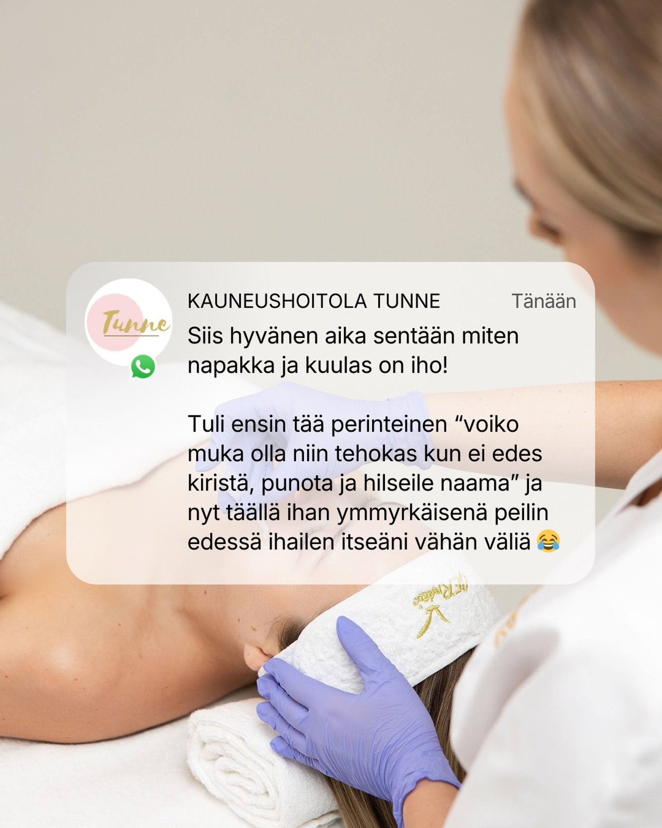 Ty&ouml;puhelimeen kilahti aamukahvin aikana ihana viesti ja palaute @kauneushoitolatunne Jennilt&auml; 🤎

Derma Peel -lanseerauskoulutuksessa ammattilaiset p&auml;&auml;siv&auml;t harjoittelemaan ja kokemaan hapotusk&auml;sittelyn my&ouml;s omalla 