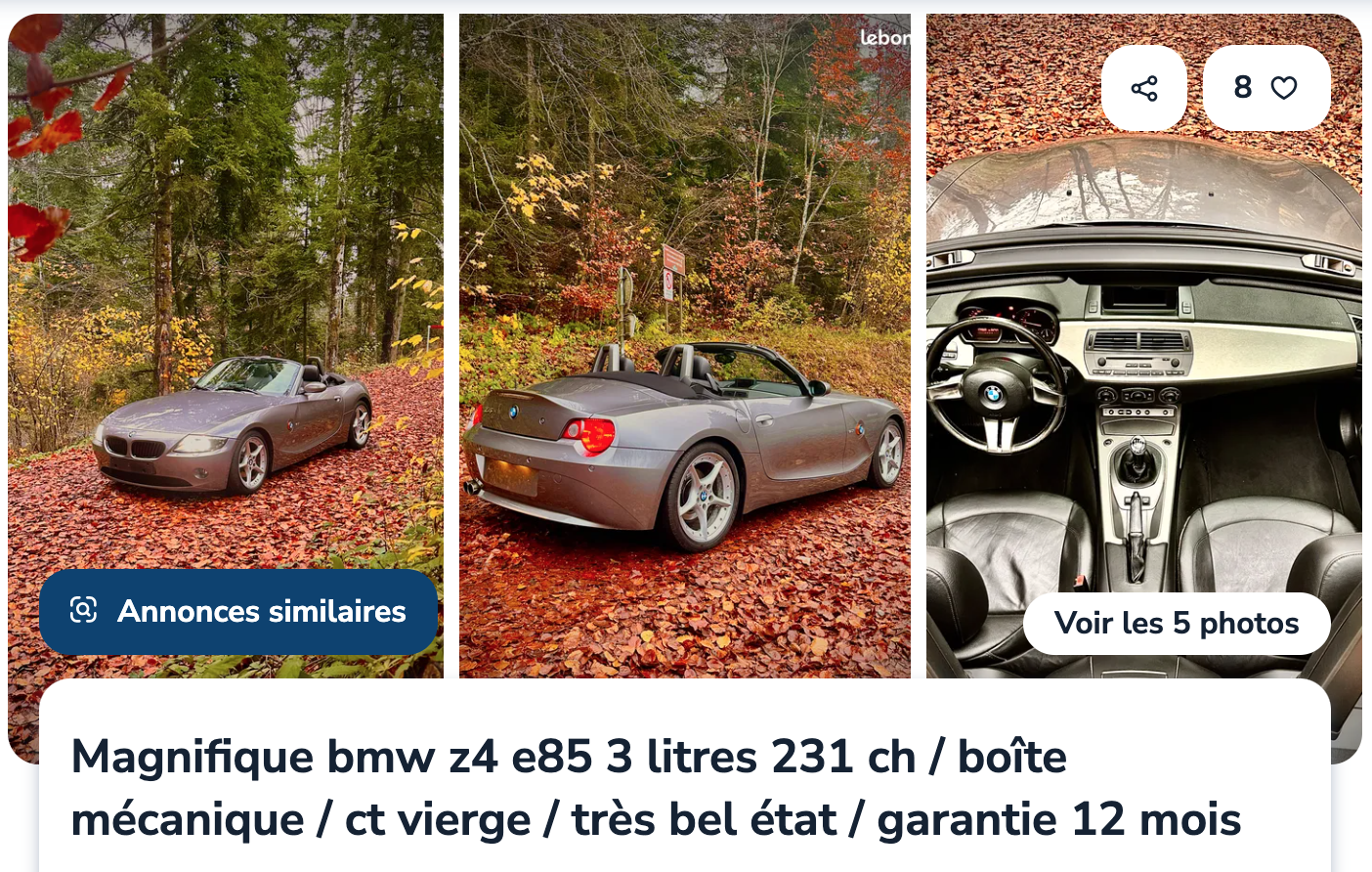 Quelques unes de nos annonces