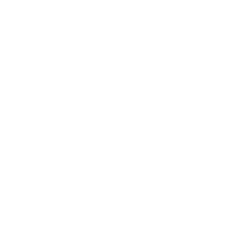 Volant de voiture stylisé en ligne, vu de face.