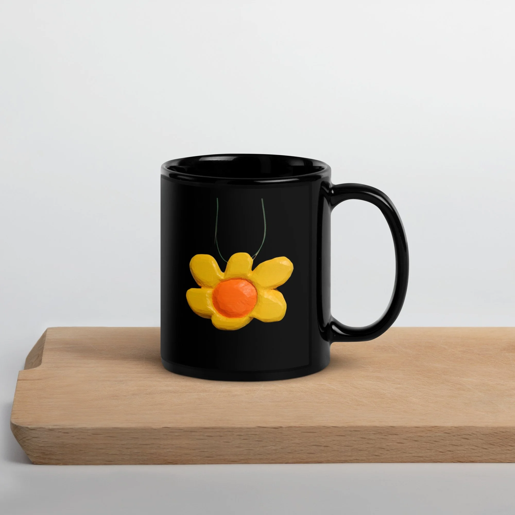 Black Glossy Mug