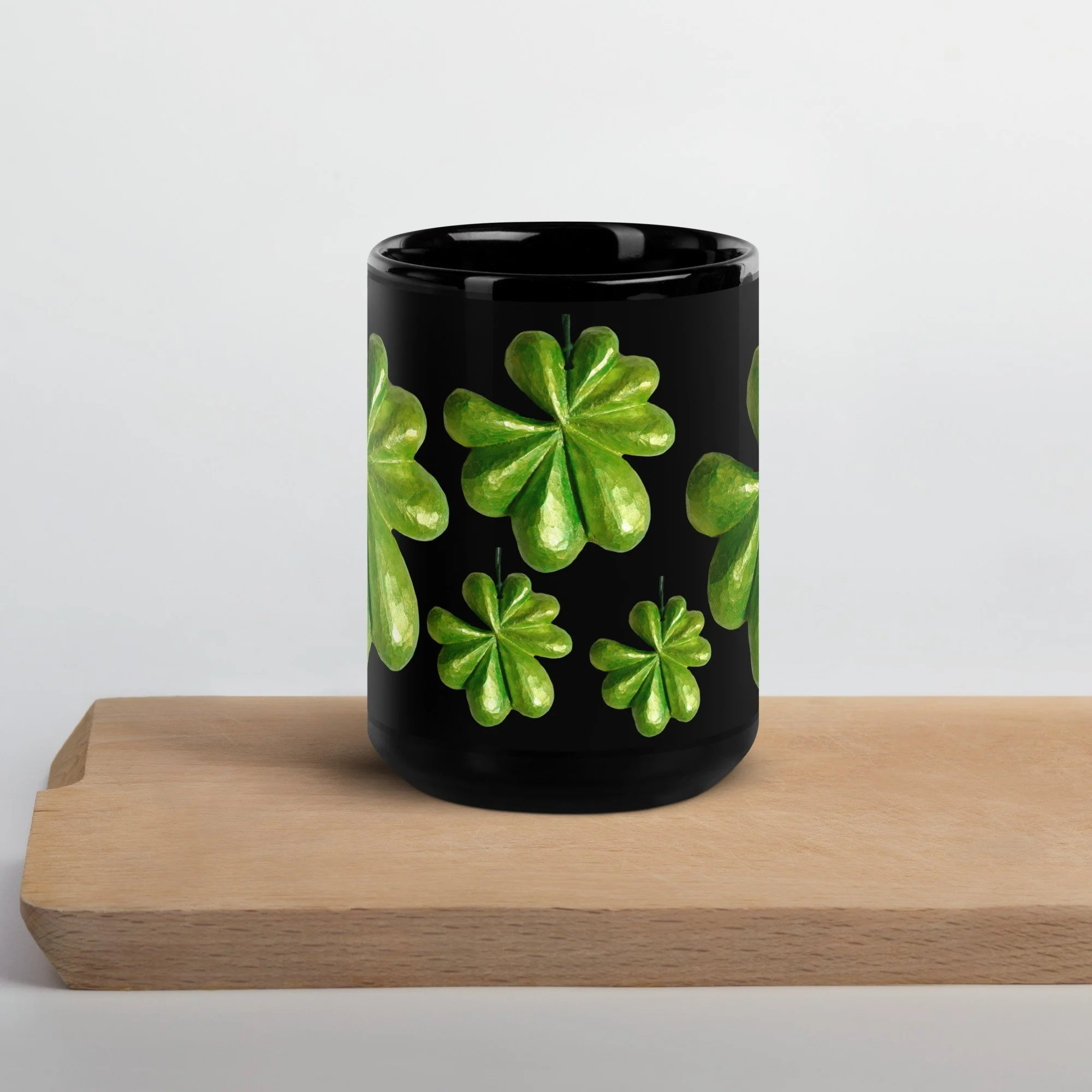 Grand Mug - Trèfles en mouvement