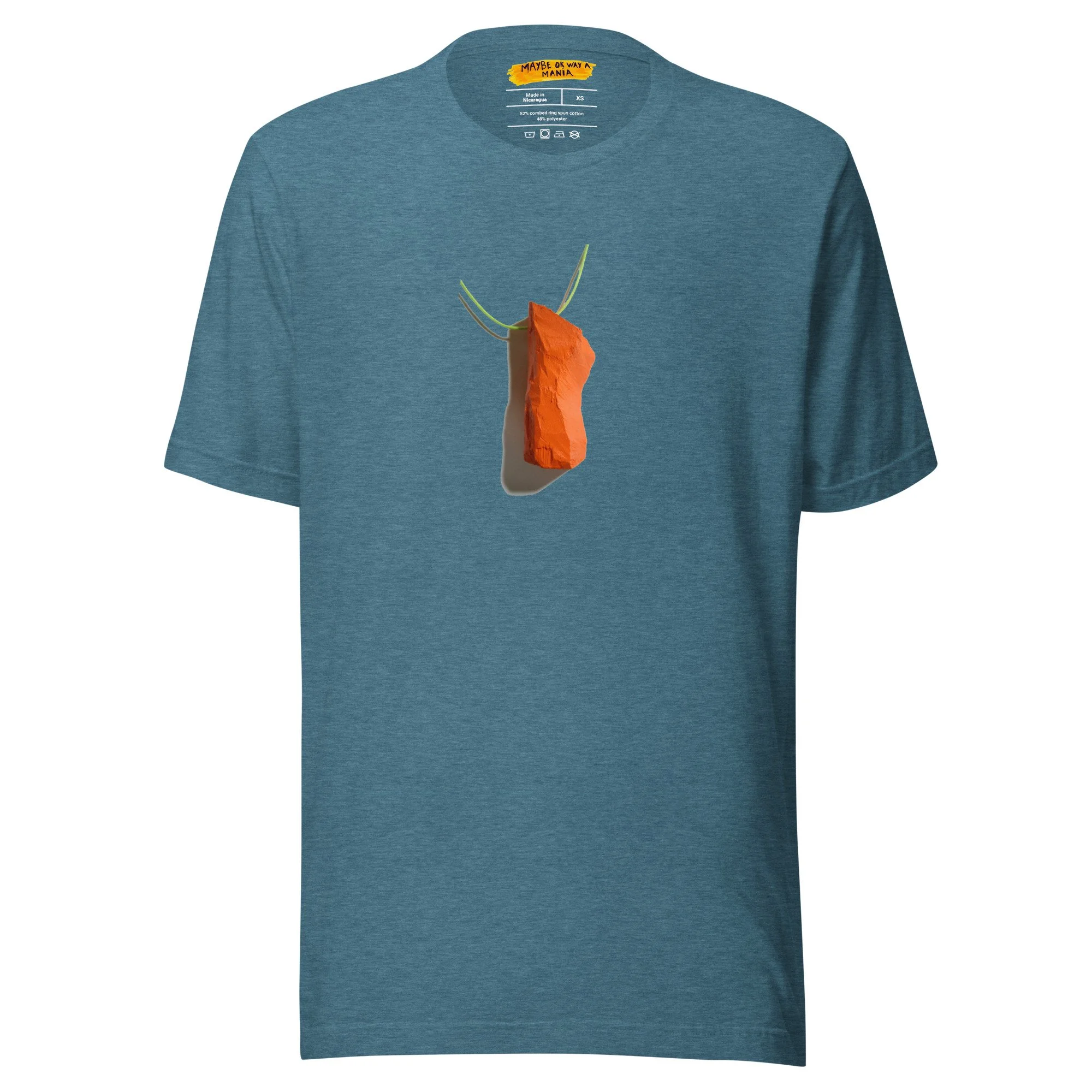 T-shirt bleu minéral - Carotte