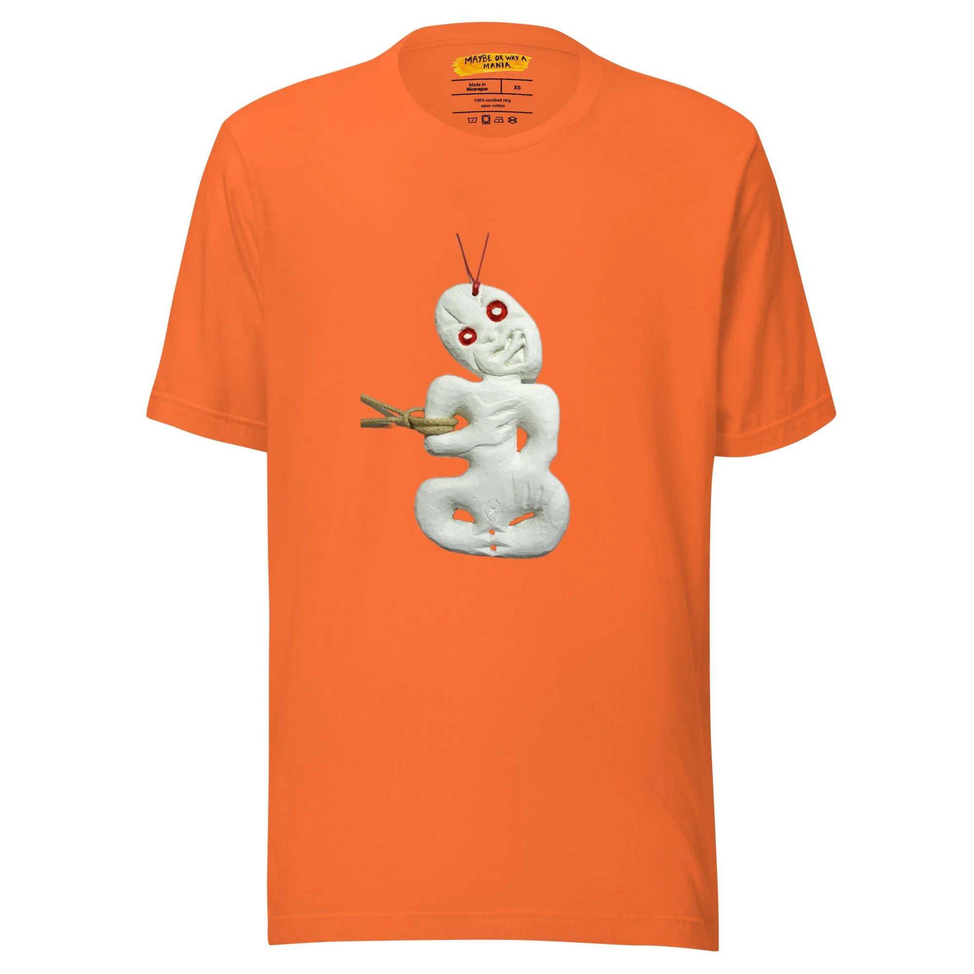 T-shirt orange - Hei tiki