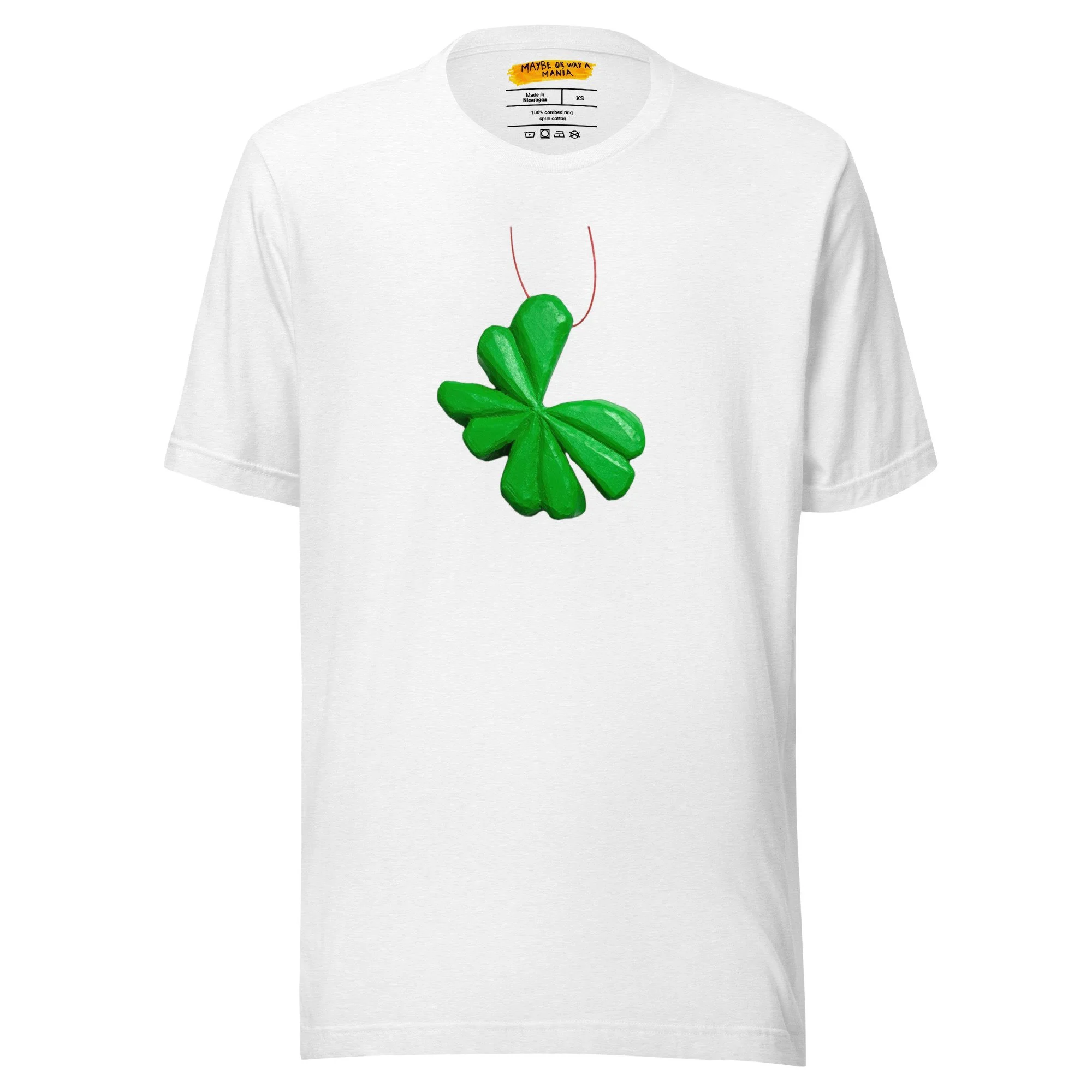 T-shirt blanc brillance - Trèfle