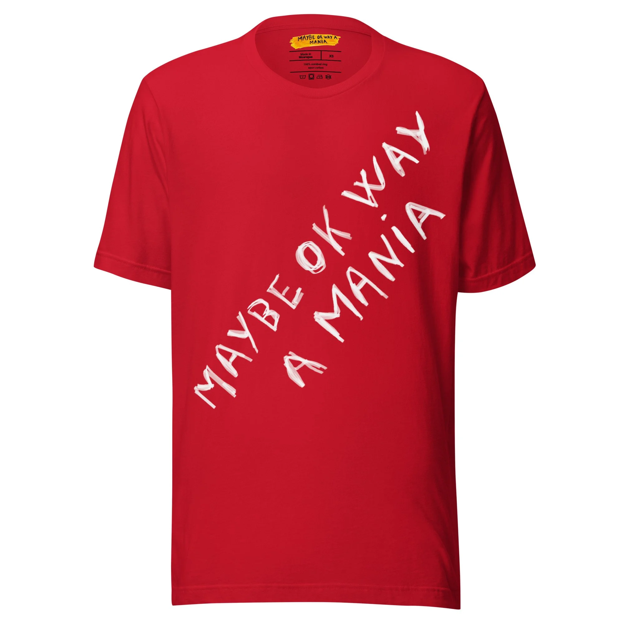 T-shirt rouge - Maybe ok way a mania