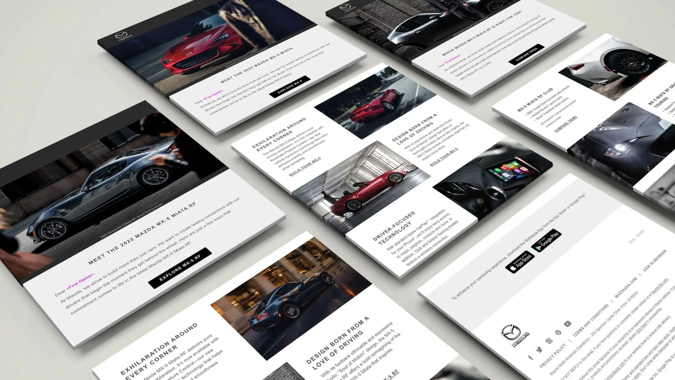 Mazda HRLN Email Redesign