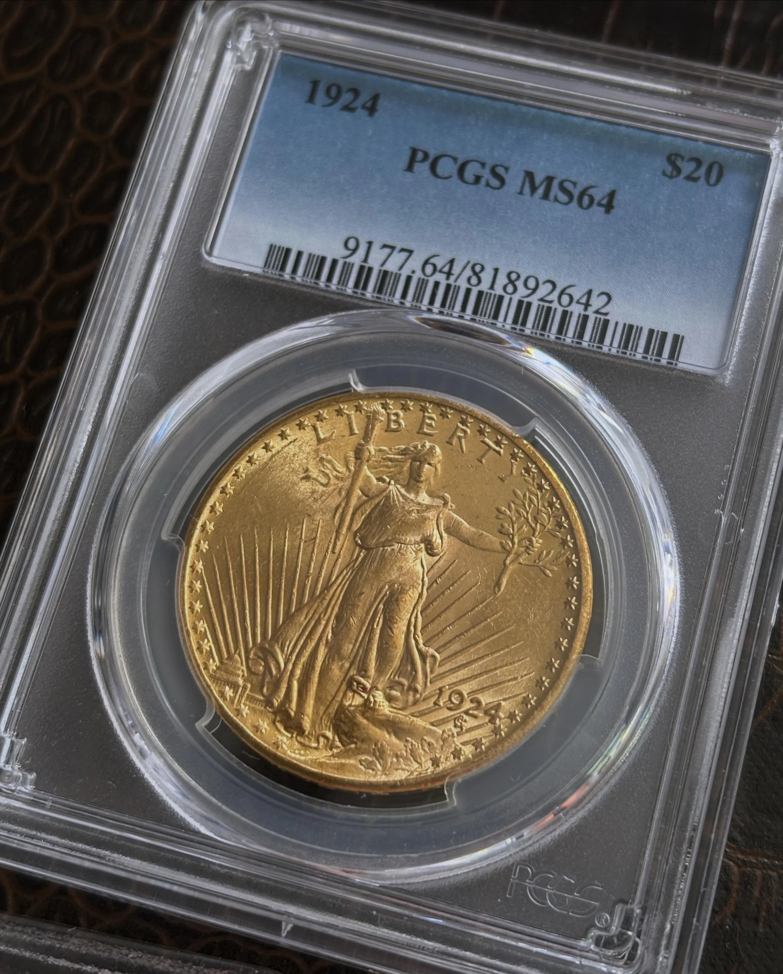 U.S. Saint-Gaudens $20 Gold Coin 🗽🏅

Commissioned by President Theodore Roosevelt and designed by Augustus Saint-Gaudens, the Double Eagle set a new standard for world class artistry at the U.S. Mint 🔝🏦🇺🇸

#Gold #Coins #PCGS #Art #Money