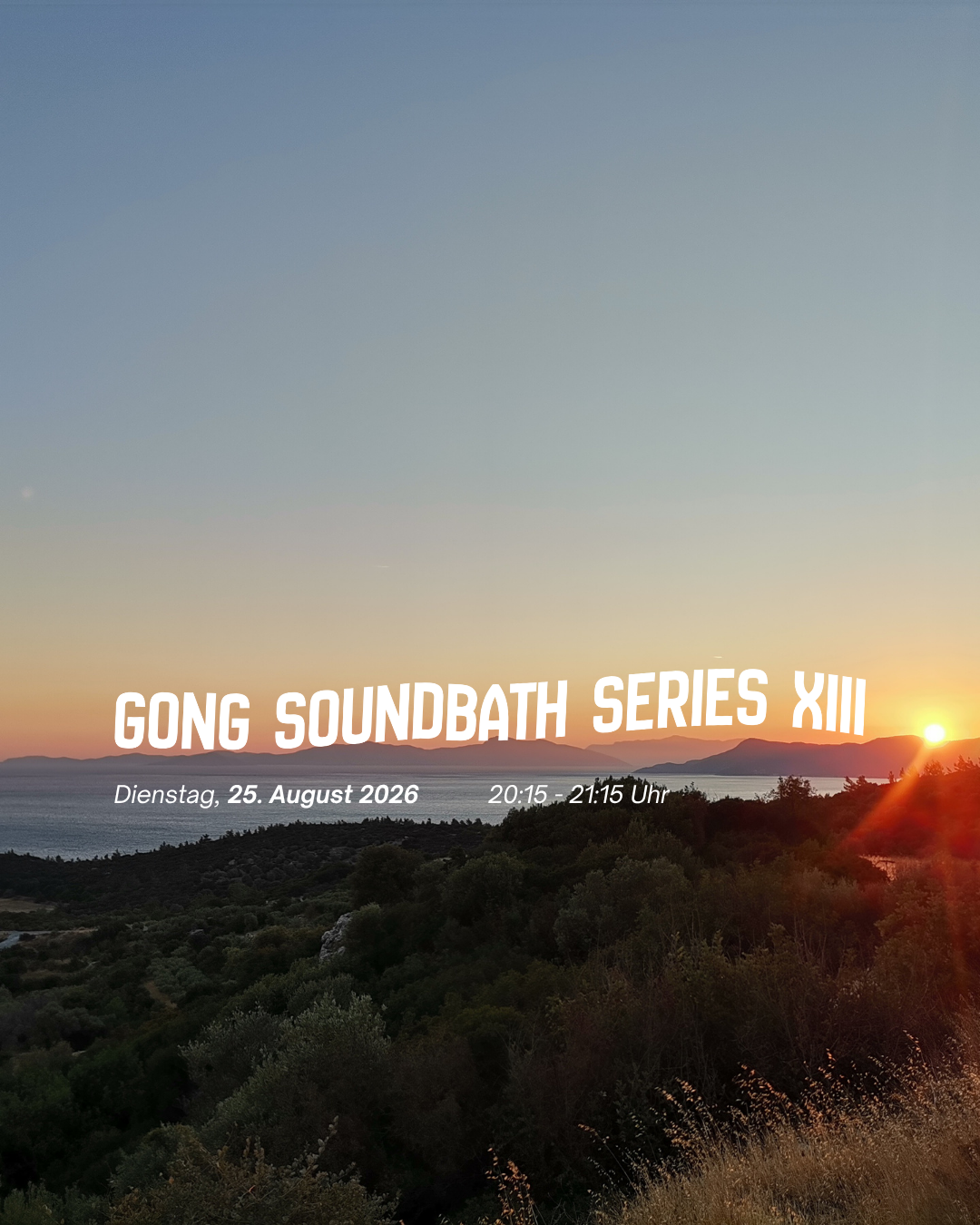 Gong Soundbath Series XIII