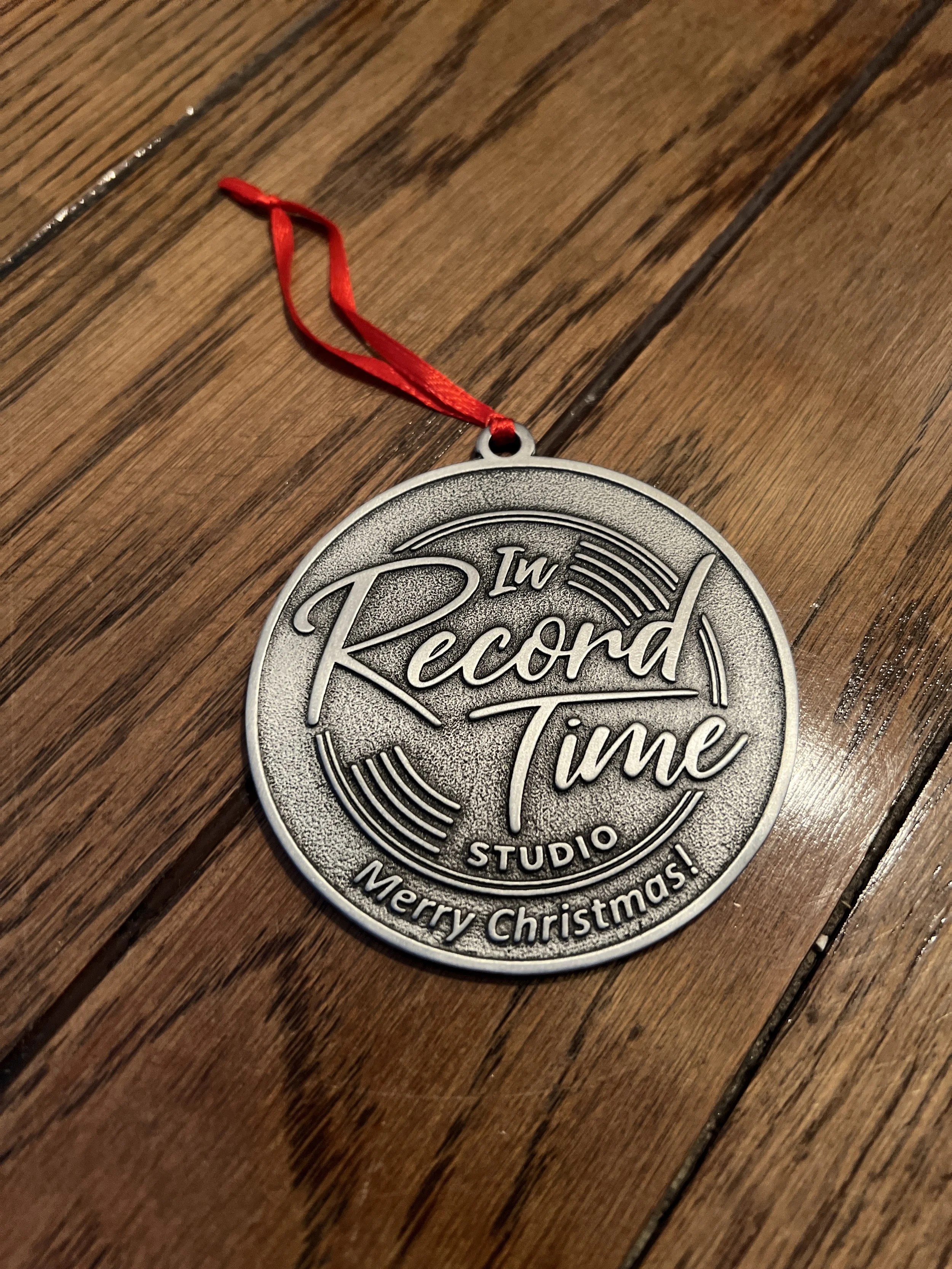 In Record Time Christmas Ornament