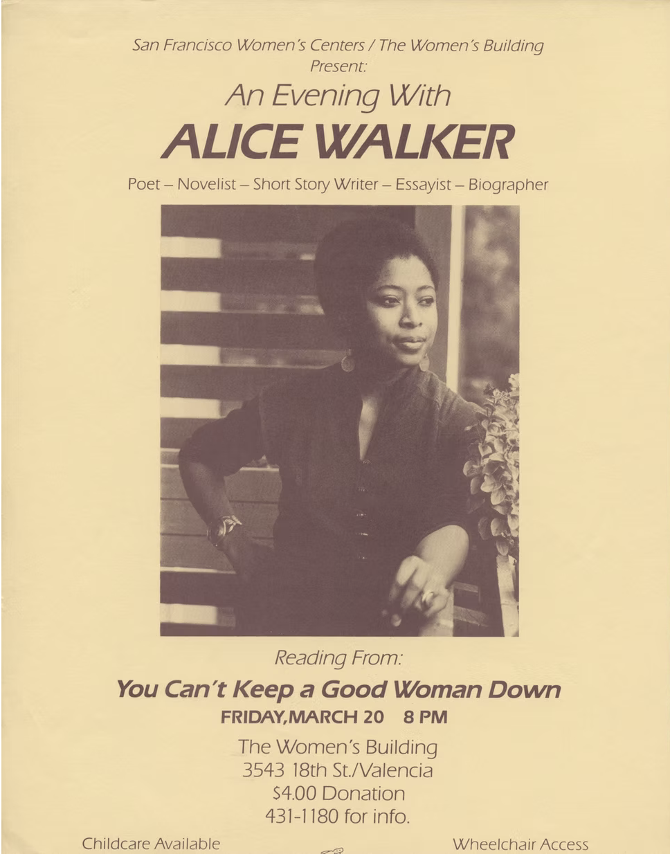 An Evening with Alice Walker 