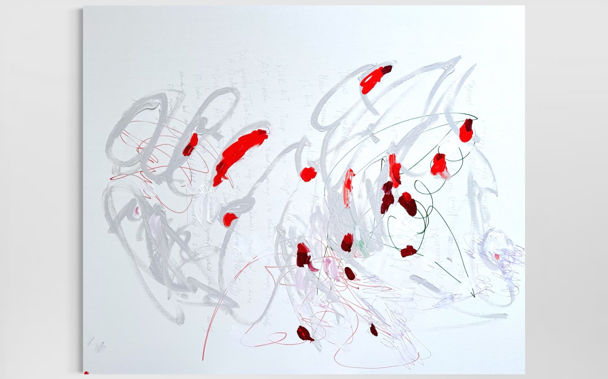 In a Thousand Pieces 
Acrylic, oil, ink
100 × 120 cm, 2025
