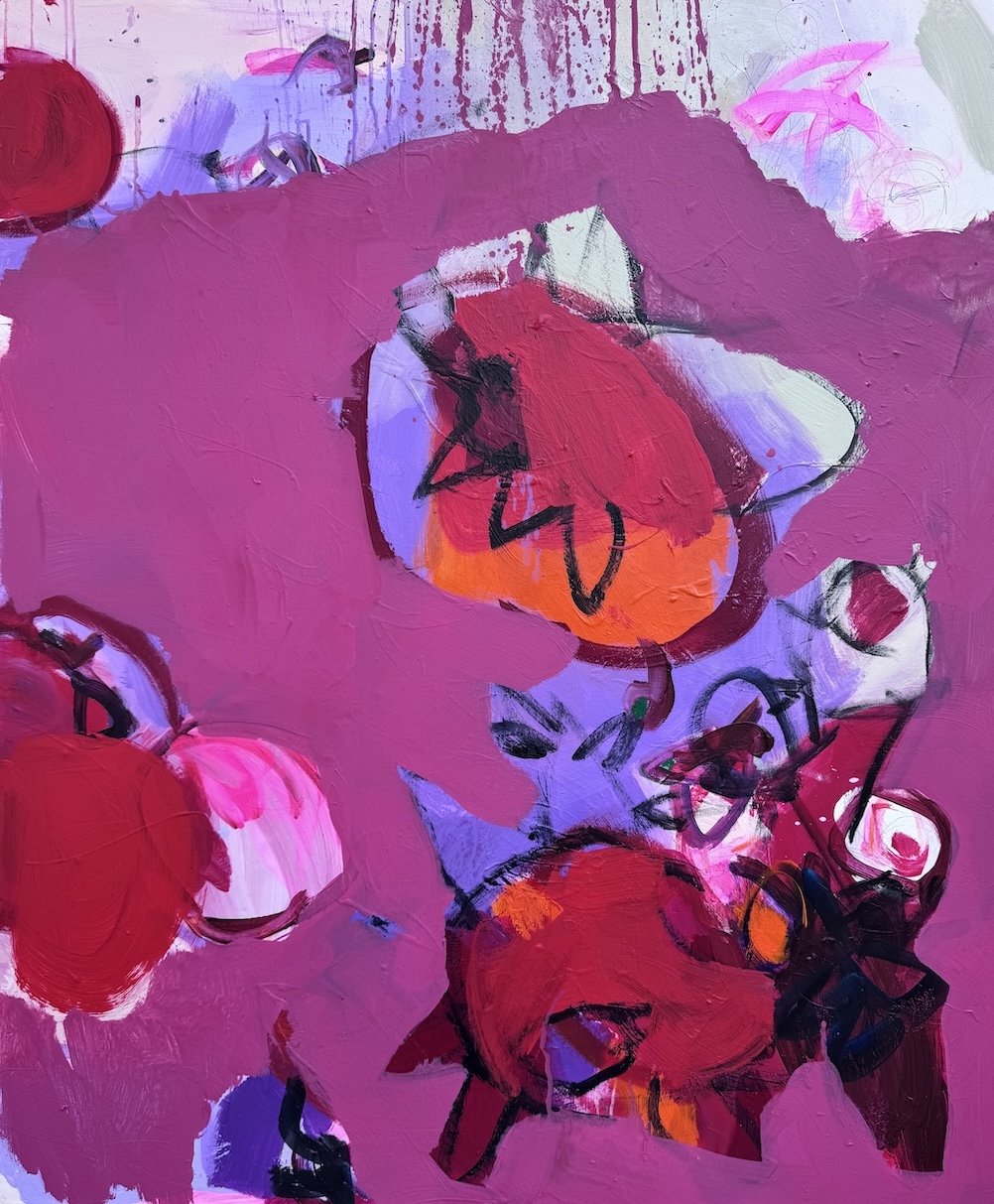 Longing and Tango (diptych)
Acrylic, oil, and spray paint on canvas
120 × 100 cm
2026