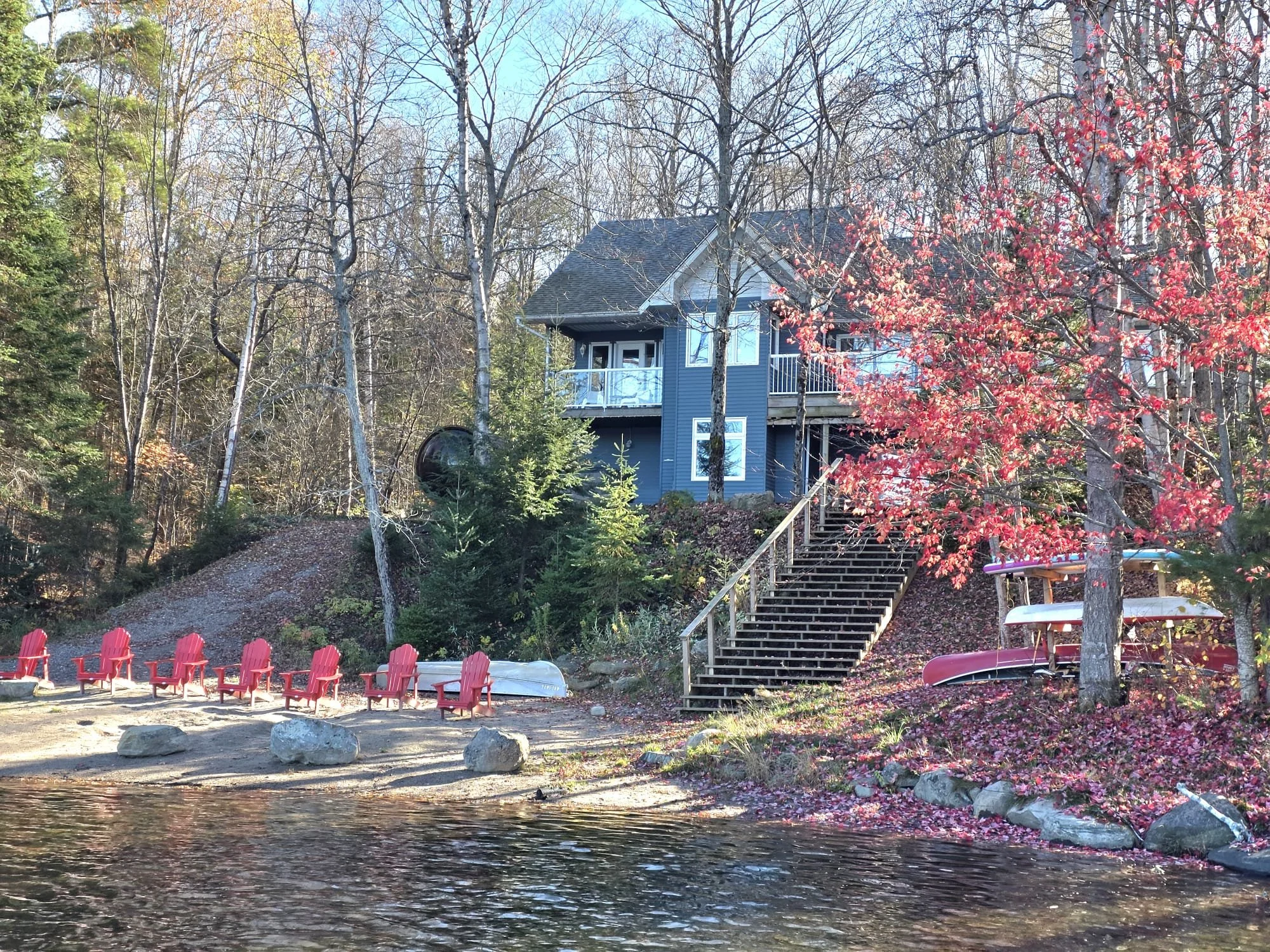 Backyard facing the Lake