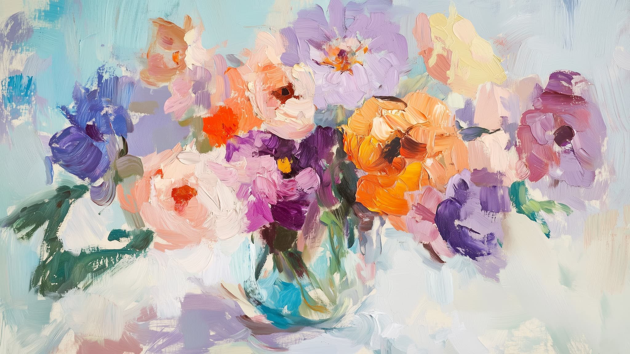 Floral Bouquet Frame TV Art TV-26059