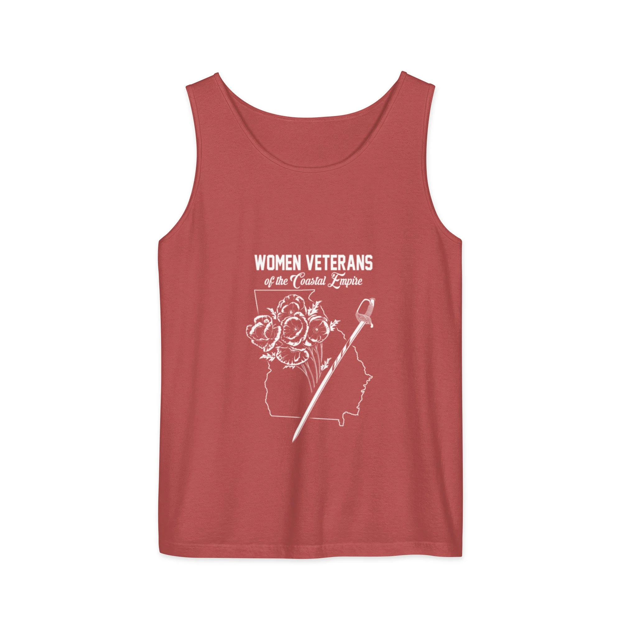 WVCE Logo (Unisex garment-dyed tank)