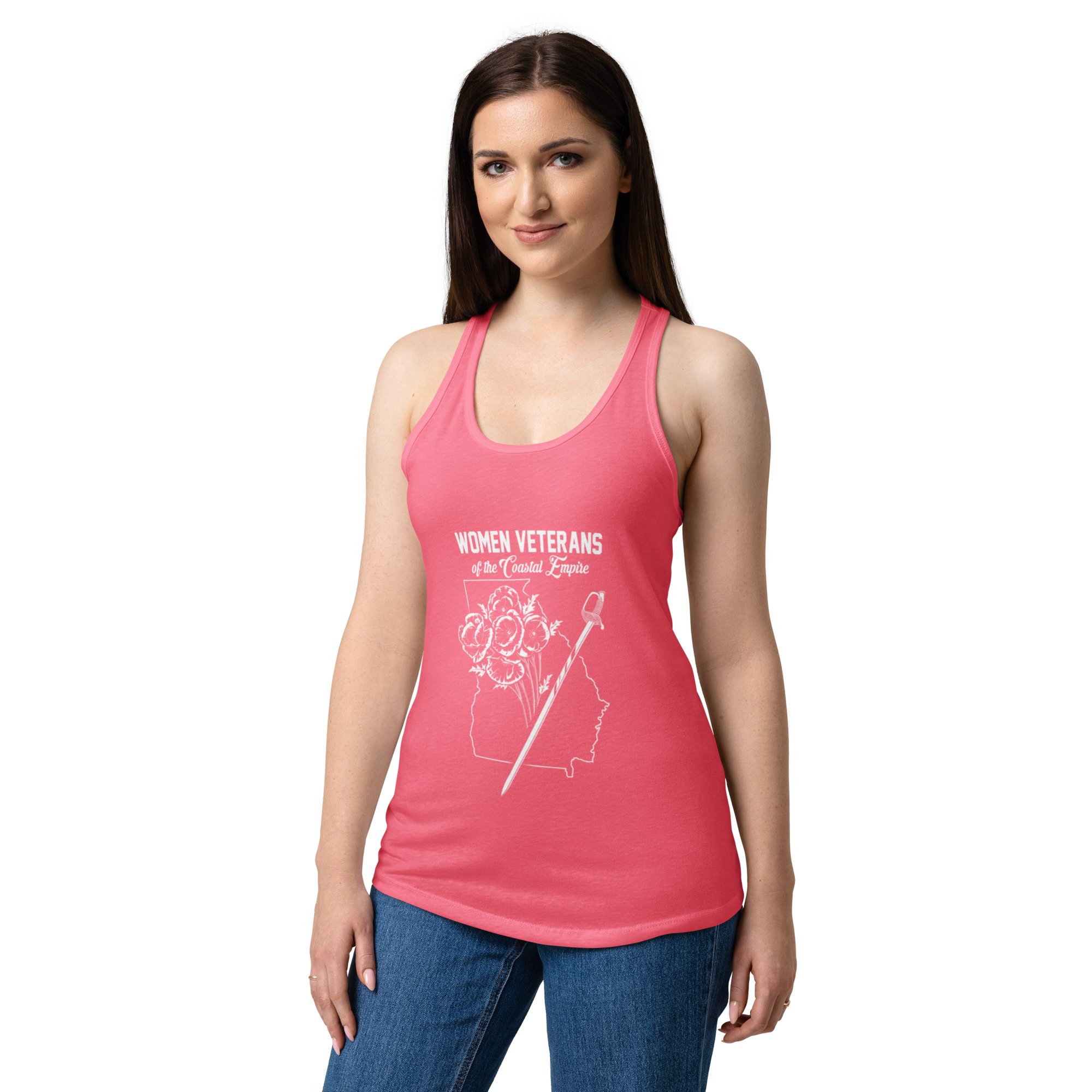 WVCE Logo (Women’s fitted racerback tank)