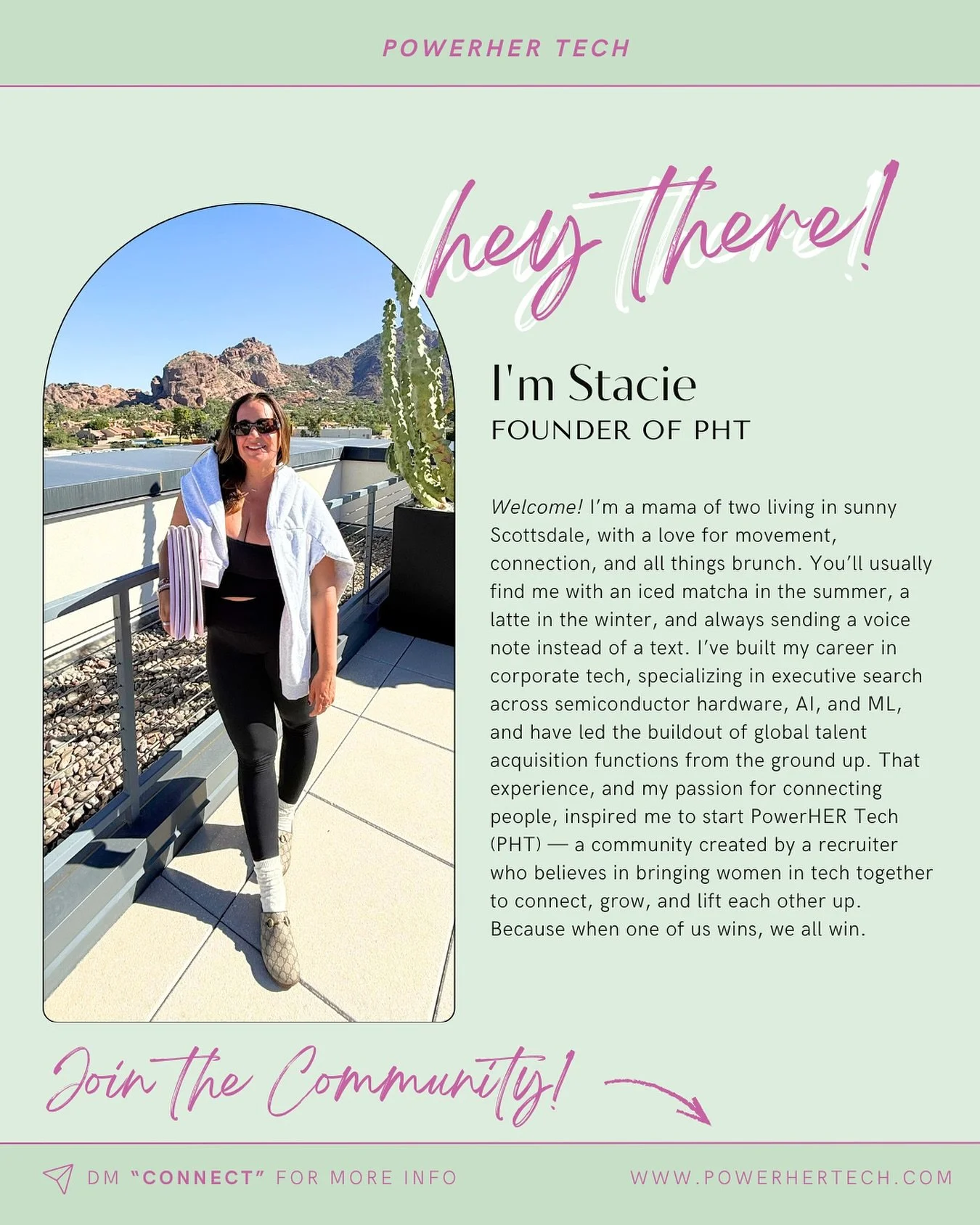 Meet the face behind PowerHER Tech! 💫

We&rsquo;re so excited to keep building this space for women in tech to connect, learn, and support each other. DM or Comment &ldquo;CONNECT&rdquo; and we&rsquo;ll send you the details on how to get started wit