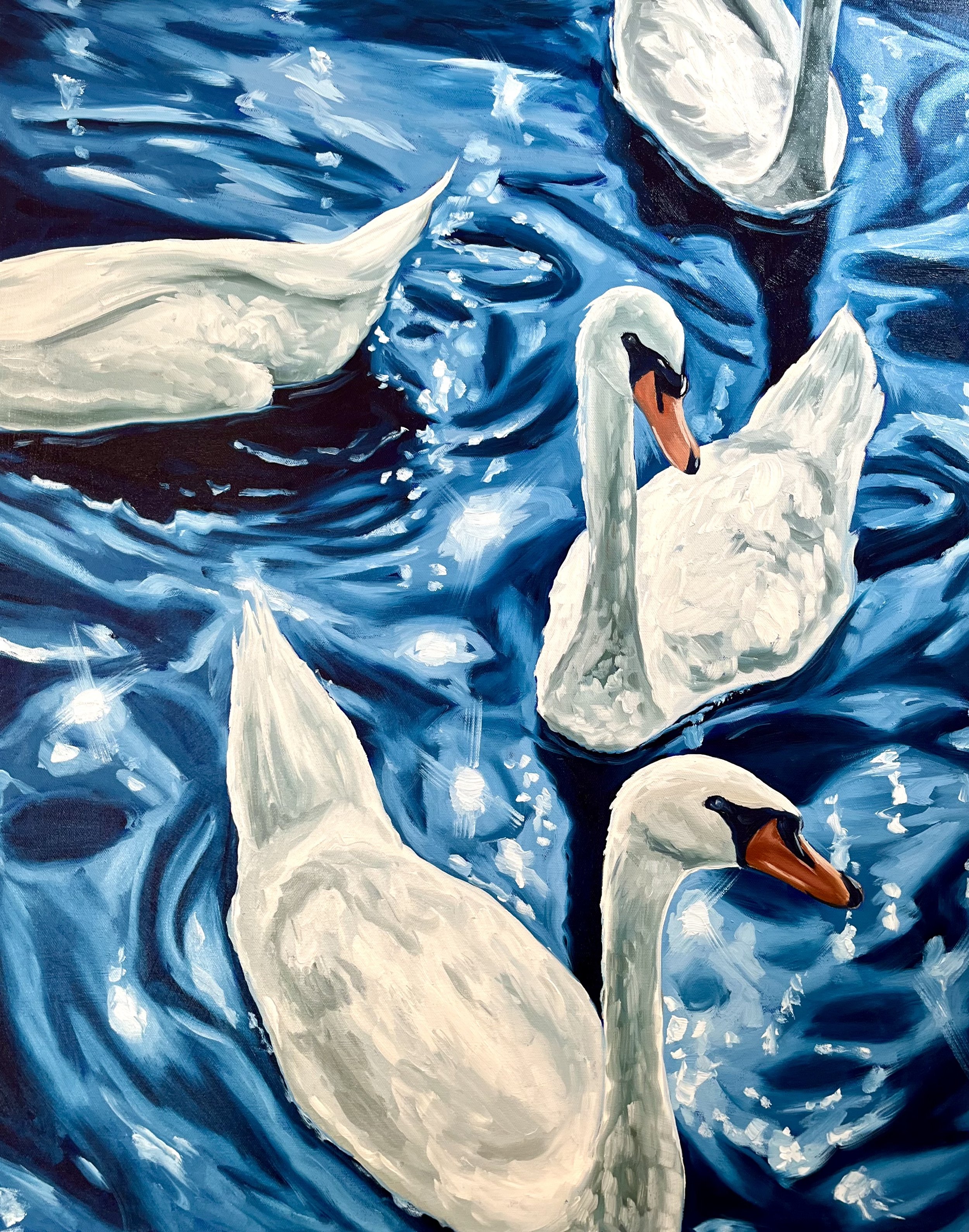 Sparkling Swans