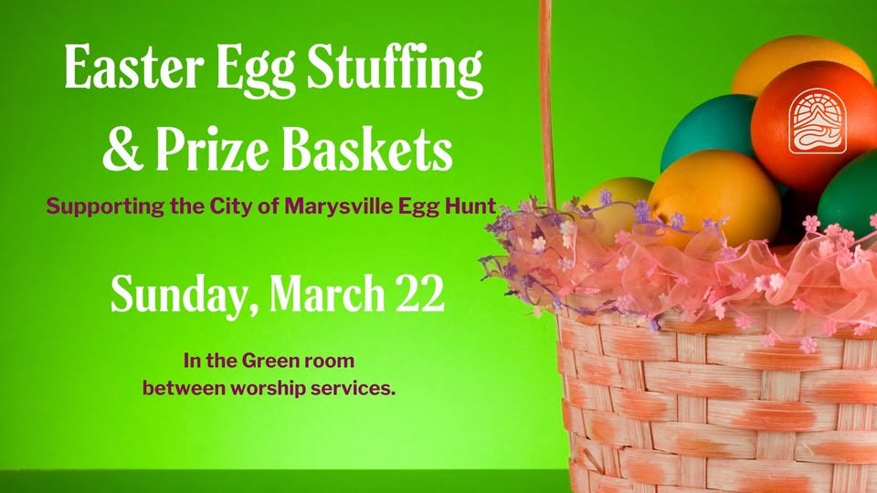 Egg &amp; Basket Stuffing for the City of Marysville