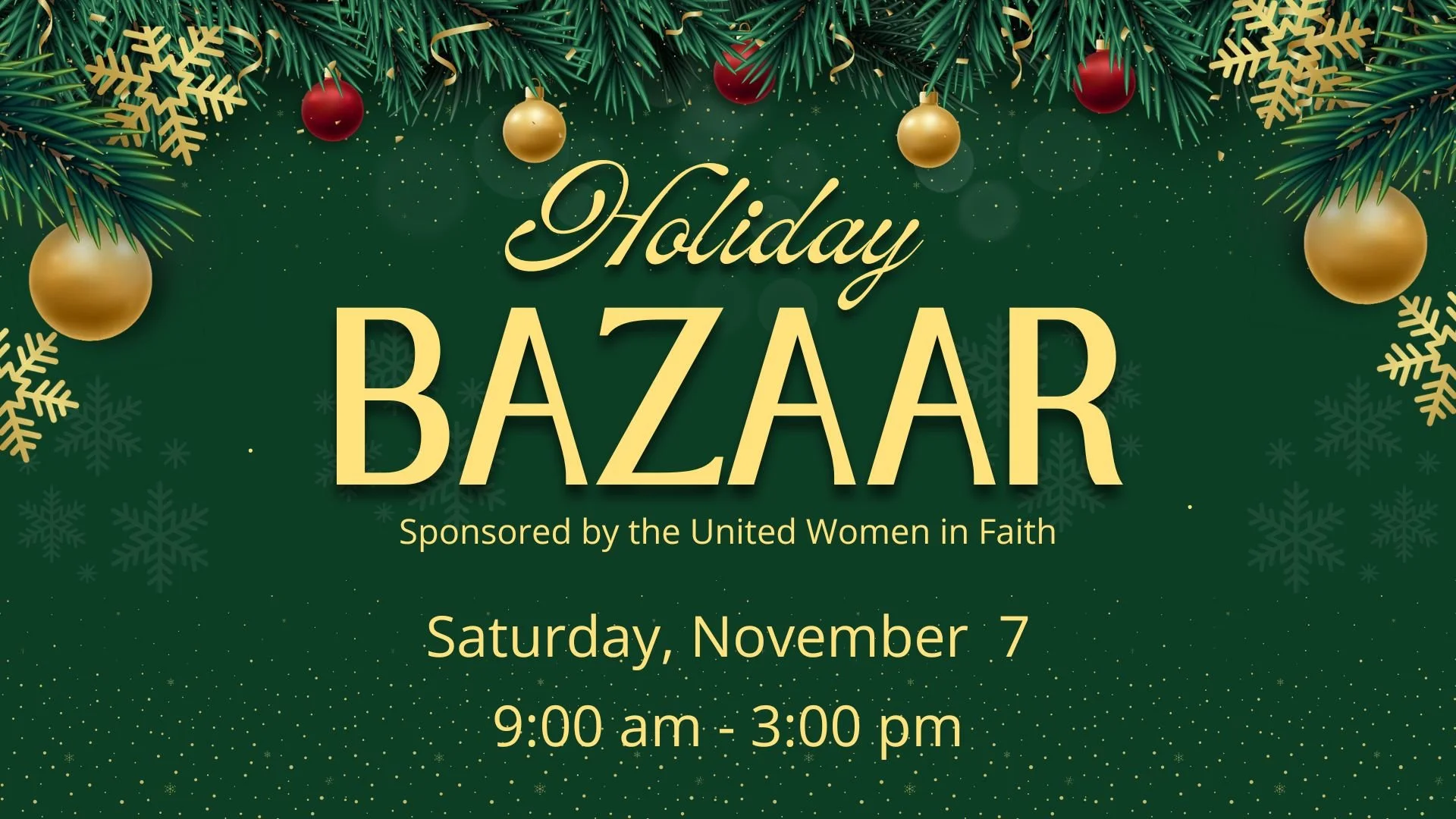 Holiday Bazaar