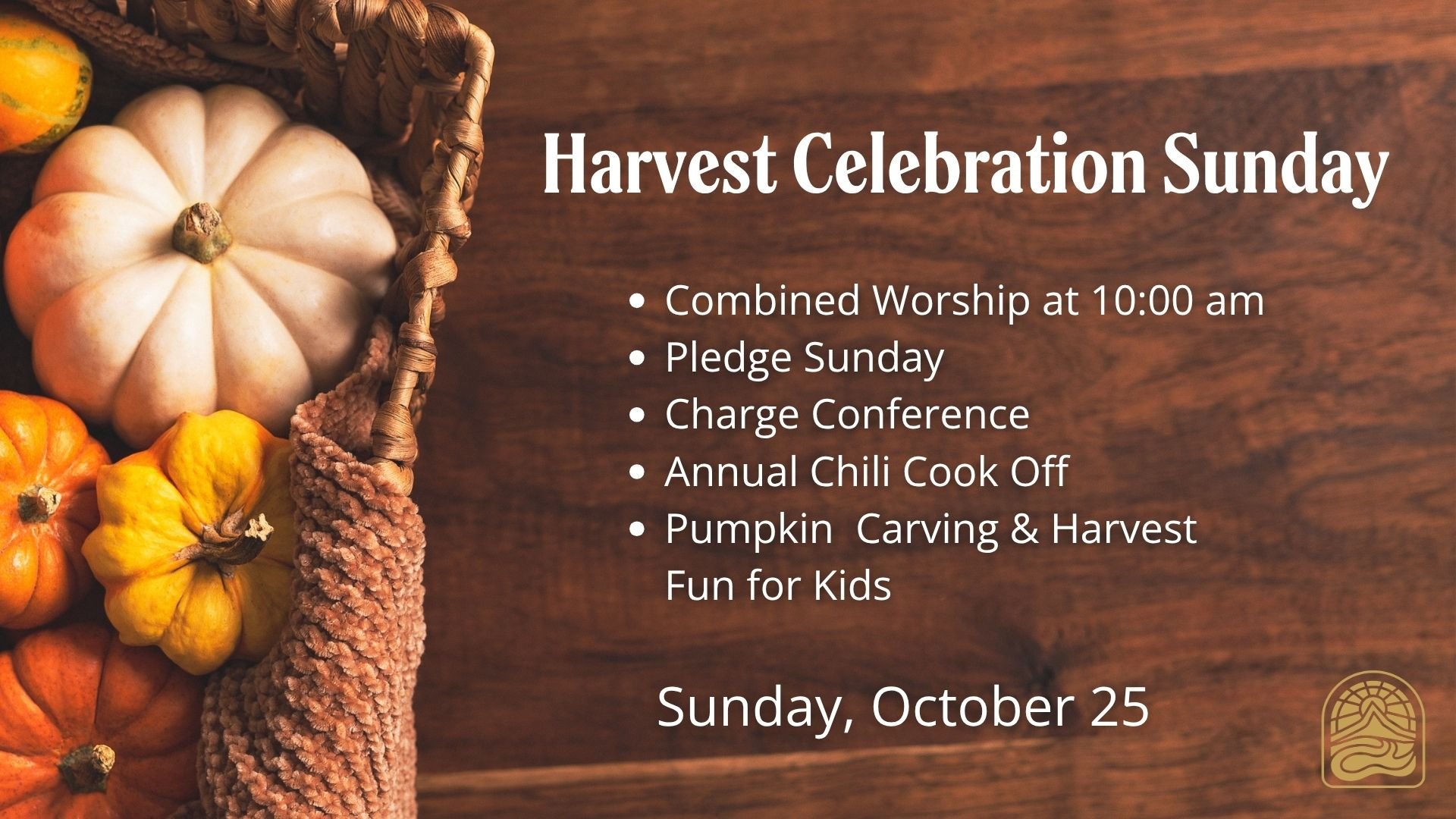 Harvest Celebration Sunday