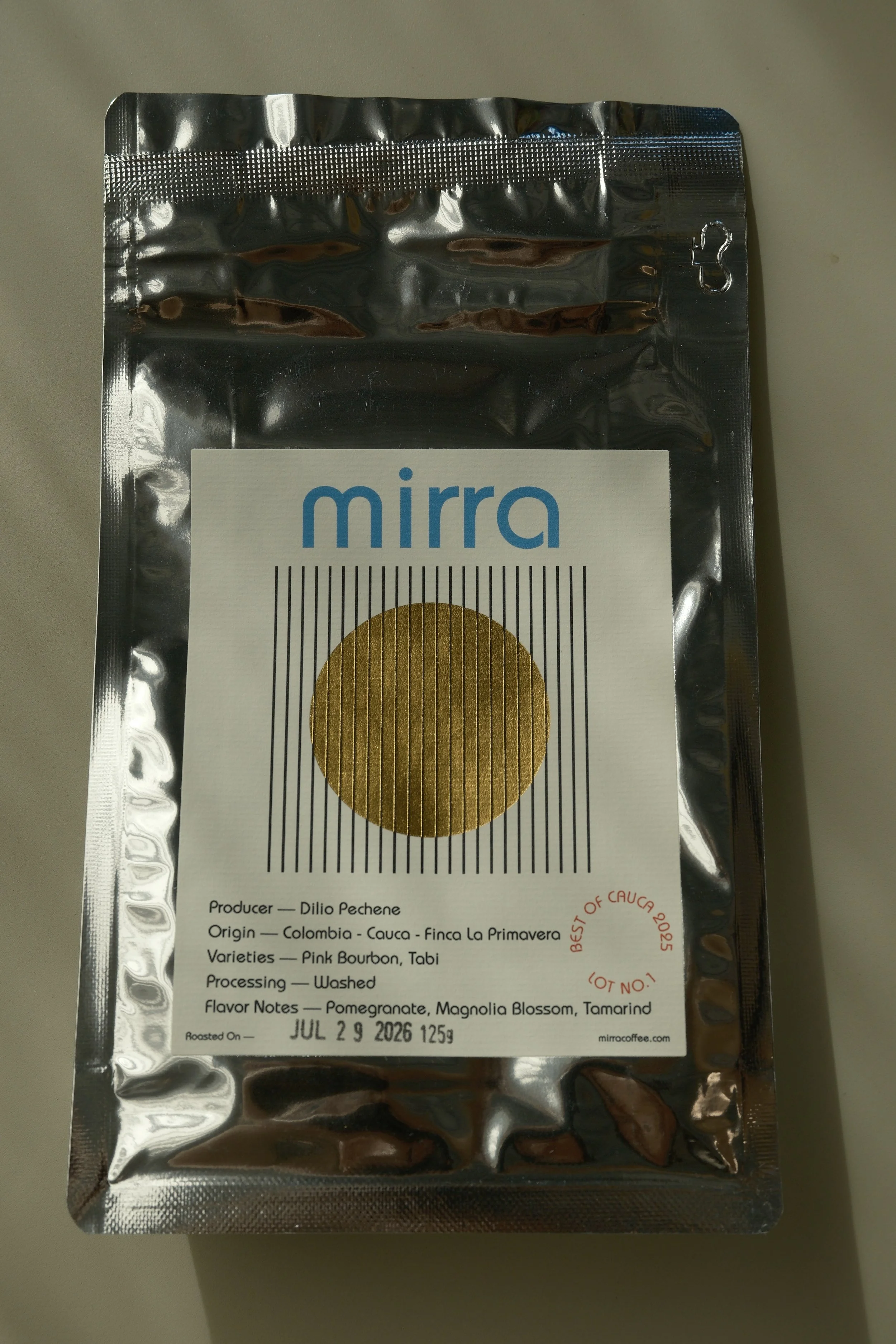 Mirra Colombia Dilio Pechene — Best of Cauca No. 1