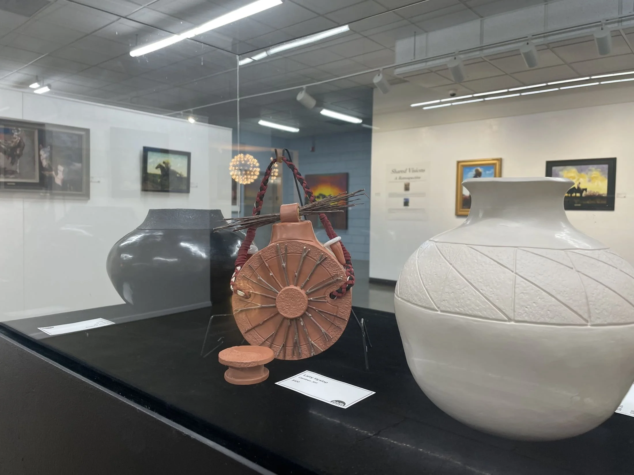 Larry Hyslop pottery Barrick Gallery Elko Museum.JPG