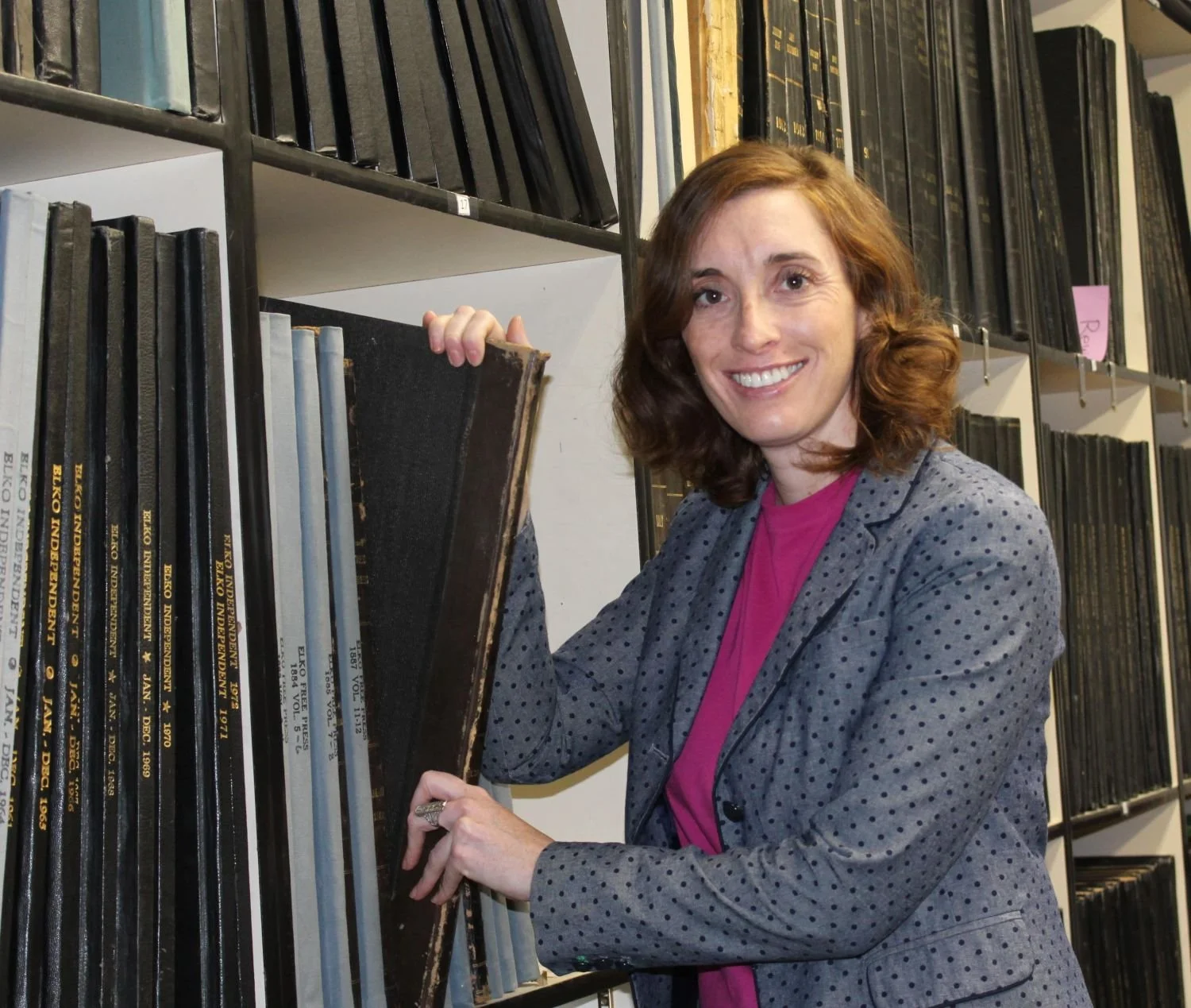 Ella Trujillo Archivist at Northeastern Nevada Museum