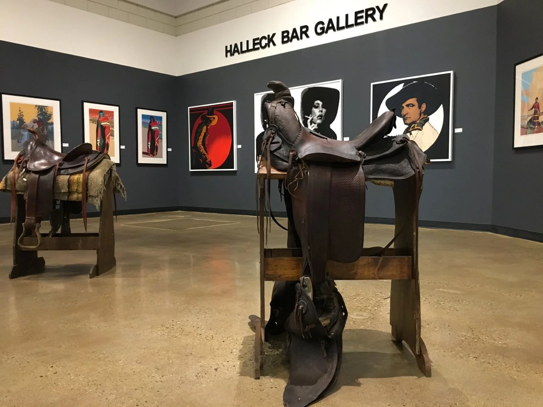 Halleck Har saddles in Northeastern Nevada Museum