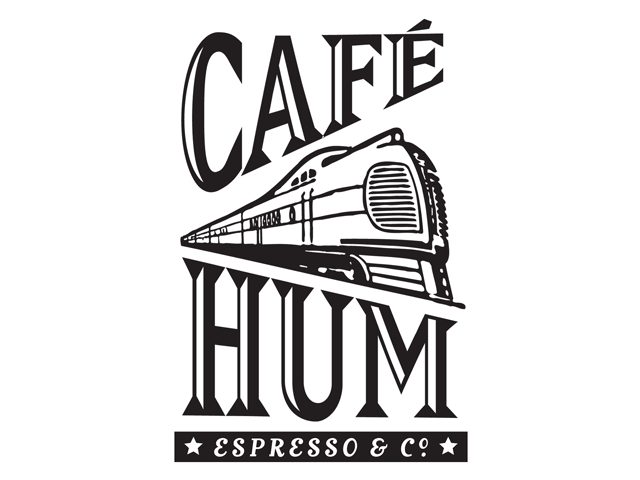 Logo for 'Cafe Hum Espresso & Co', Rio de Janeiro, Brazil.