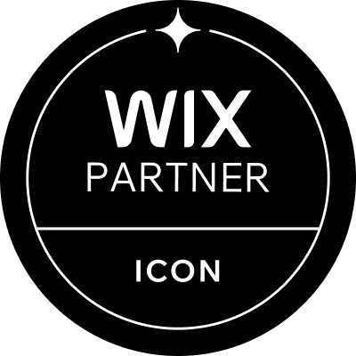 Wix Partner icon with a star at the top, enclosed in a circle.