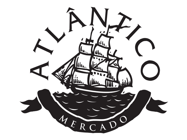 Logo of "Mercado Atlânico', Rio de Janeiro, Brazil.
