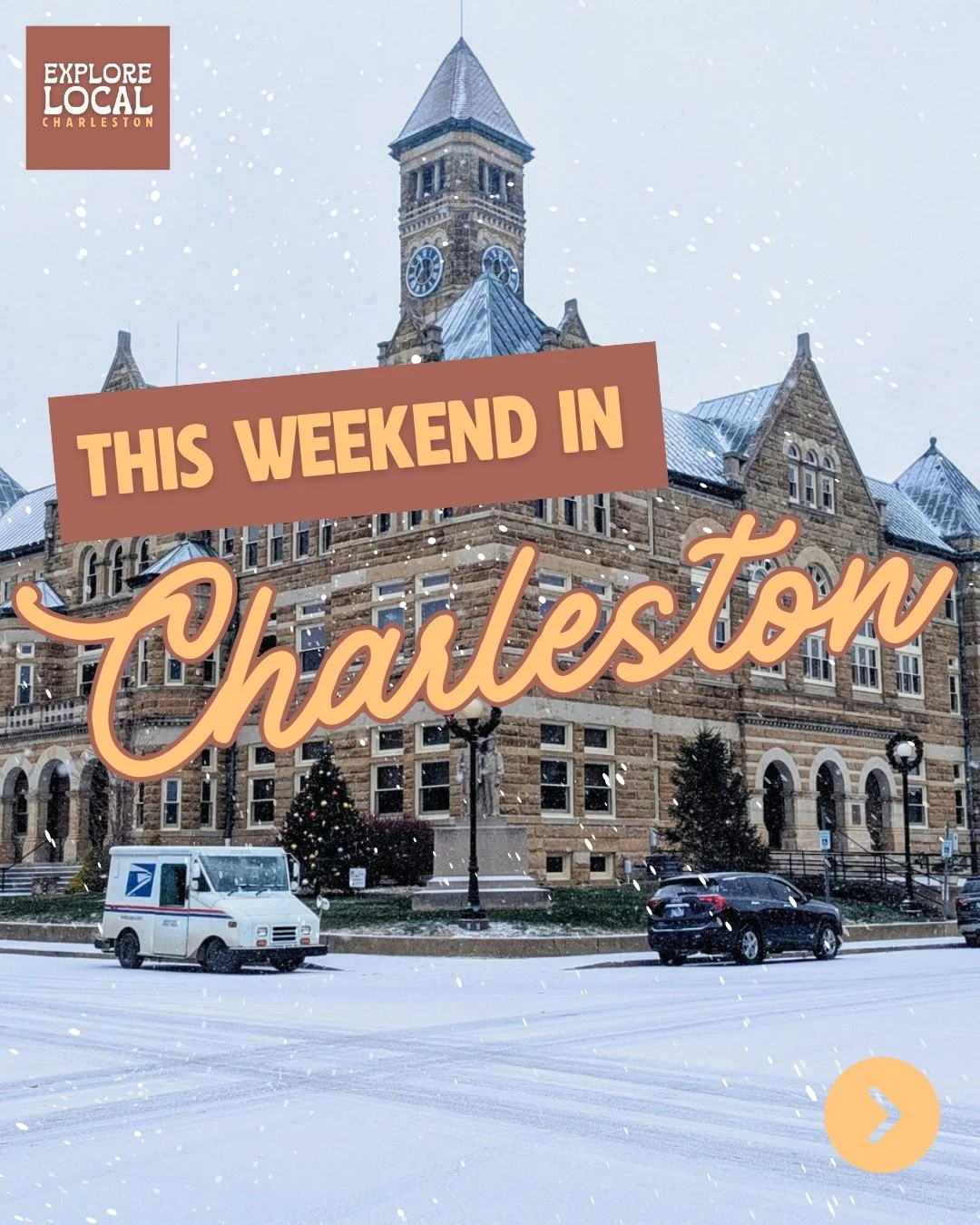 🙃 Feeling a little stir crazy inside? Us too. 

Luckily, there's plenty happening around town; from cheering on EIU to enjoying live music and shopping local. Grab a bite, shop small, and spend some time out in the community.

After all these snow d