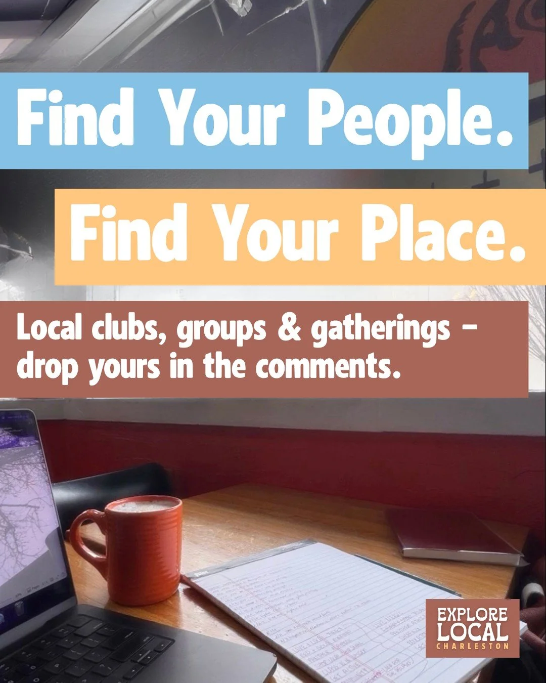 Where do you fit in?

Everyone deserves a third space &mdash; somewhere you feel welcome, connected, and part of something.

This post is all about helping people find their people and their place right here in our community.

👇 Are you part of a lo