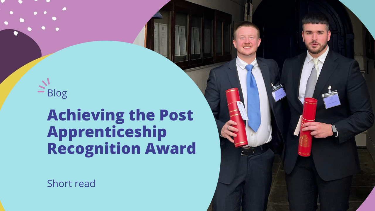 Achieving the Post Apprenticeship Recognition Award (PARS):  A Milestone in My Professional Journey