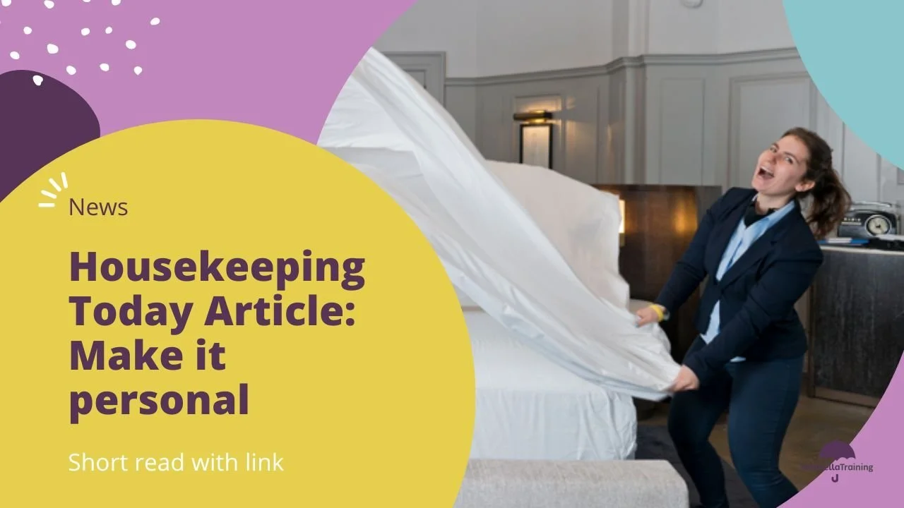 Apprenticeships: Make it personal - Article in Housekeeping Today