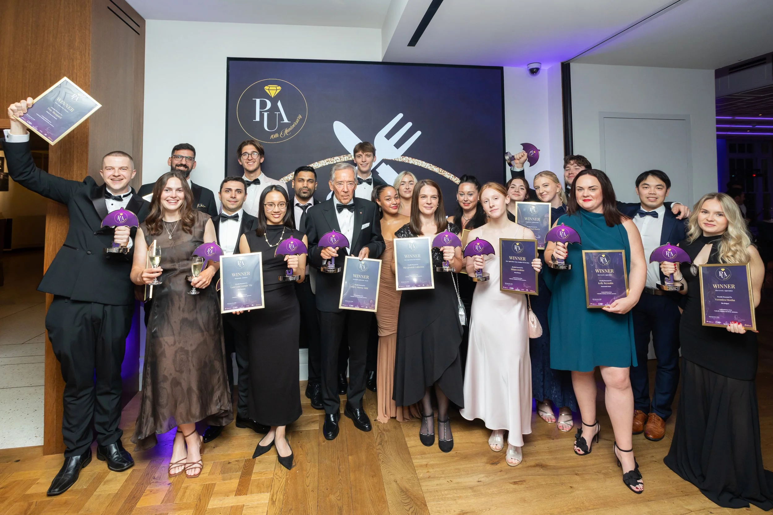Purple Umbrella Awards 2026 Celebrate Hospitality’s Rising Stars at 10th Anniversary BAFTA 195, Picadilly