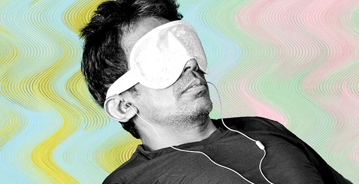 person undergoing ketamine therapy