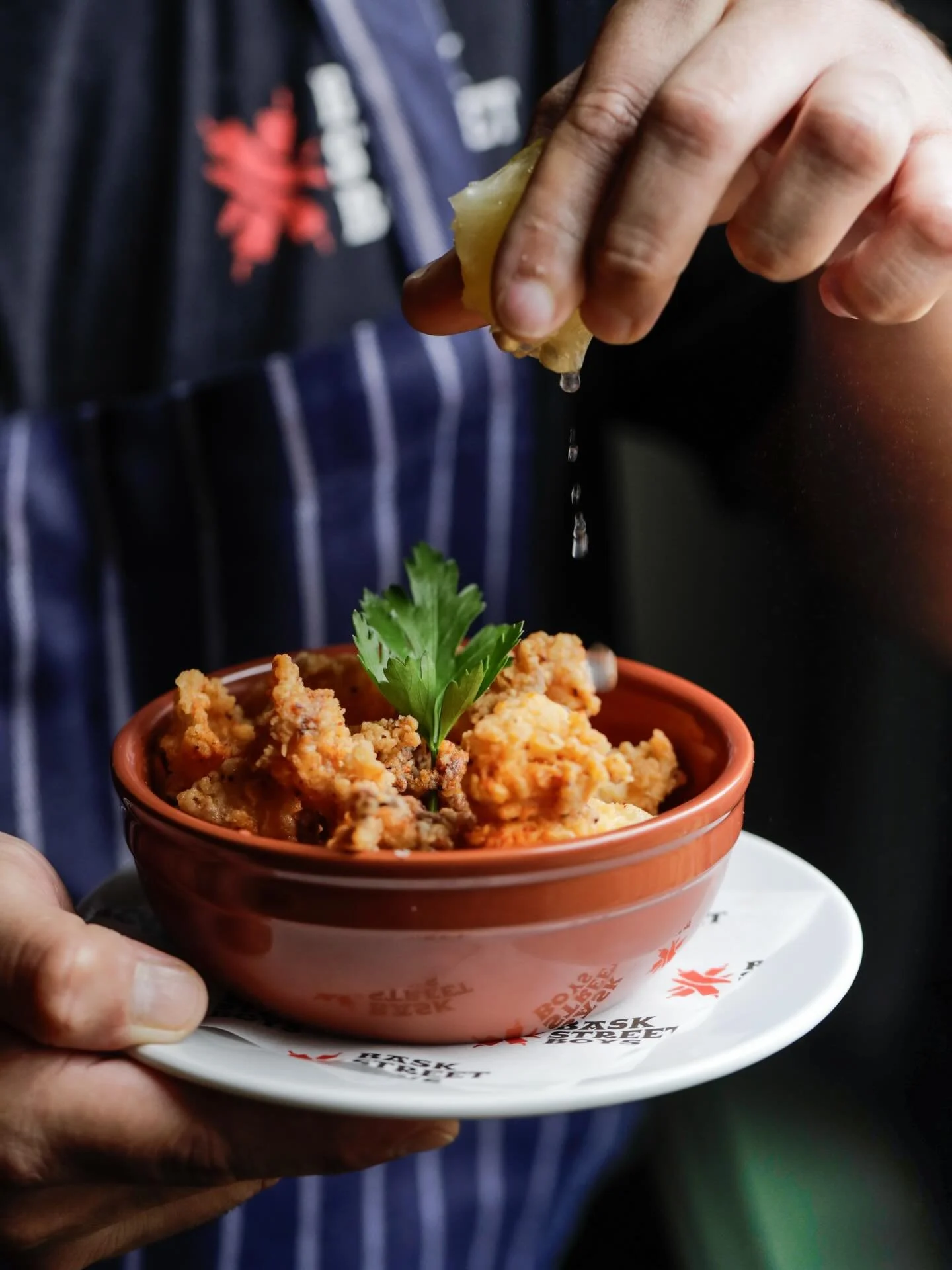 @bask_street_boys_ldn cooking up a storm in the kitchen!! Come on down this weekend for a taste of the Basque Country 💥💥💥
