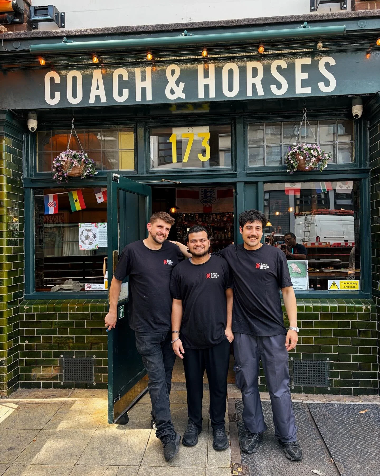 Aaaand we are open!!! 

@bask_street_boys_ldn serving up a storm in the kitchen!! Swing by for our soft launch today and tomorrow 🤓