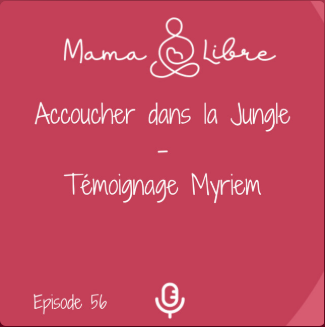 myriem corteville au micro du podcast Mamalibre