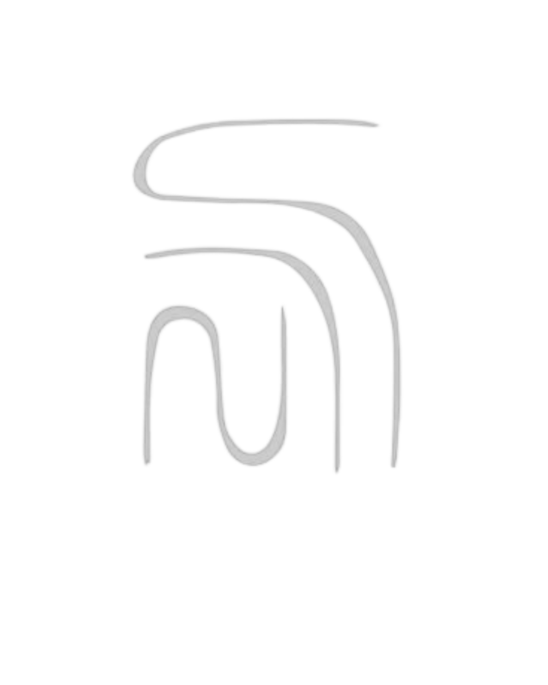 Modèle d'escalier en spirale en fer peint, vue de côté