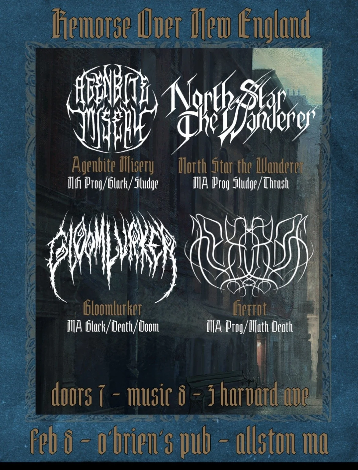 2/8 - Allston MA @ O’Briens Pub (w/ Hexrot, Gloomlurker &amp; North Star the Wanderer)